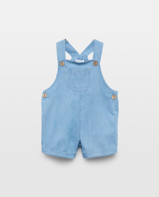 Imagen 0 de Peto de bebé corto denim ligero
