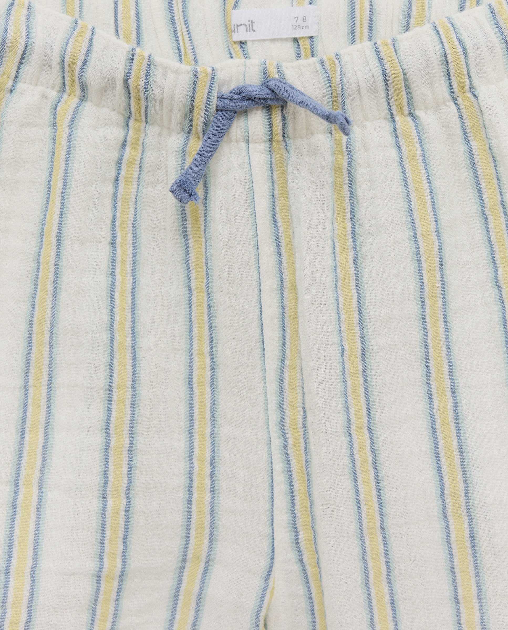 Pijama de niño de gasa corto Blanco roto-3