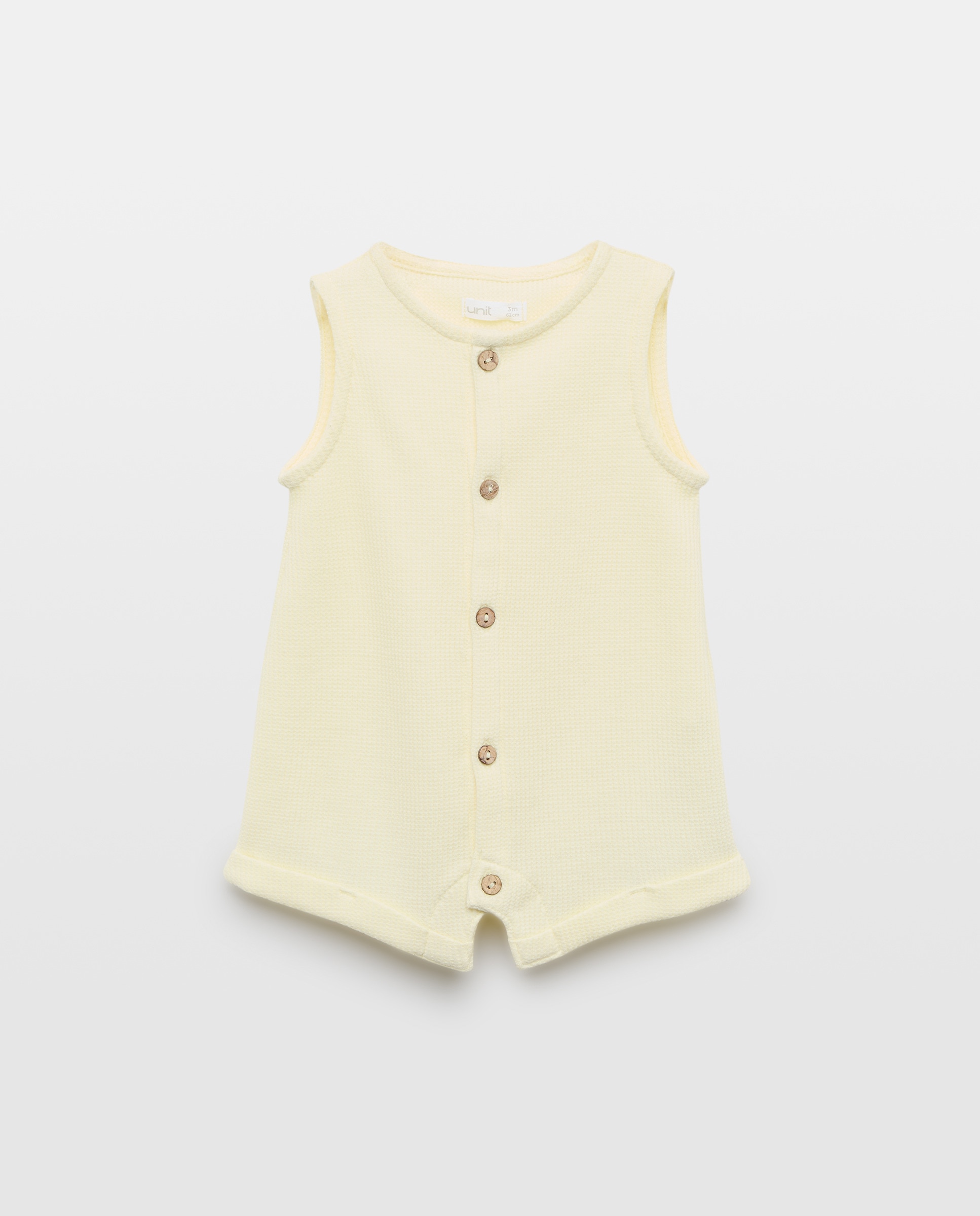 Imagen 0 de Pijama de bebé waffle sin mangas