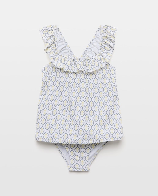 Imagen 0 de Conjunto baño volantes algas