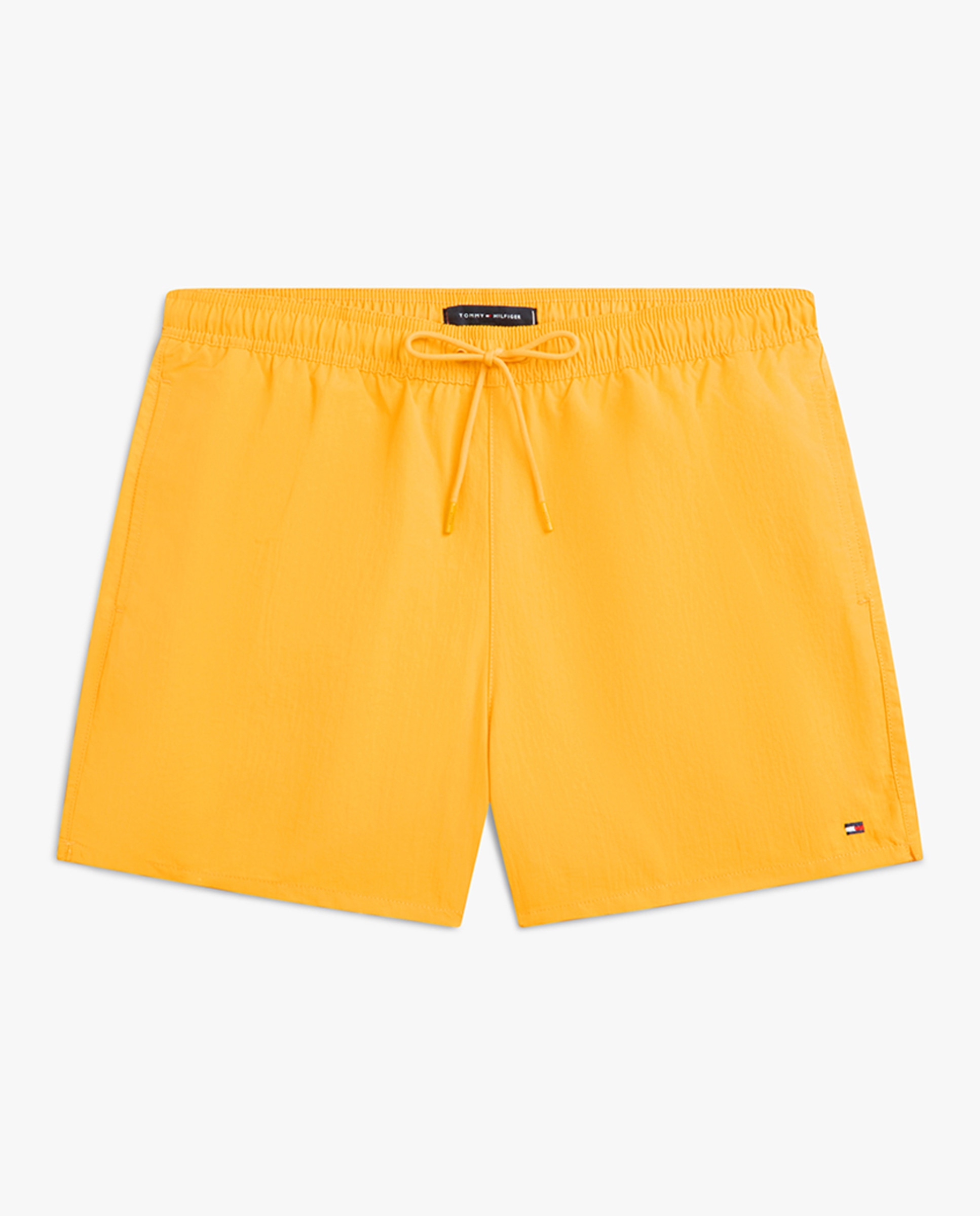 Calções de Banho com Dois Bolsos Laterais e Cintura Ajustável Amarelo-4