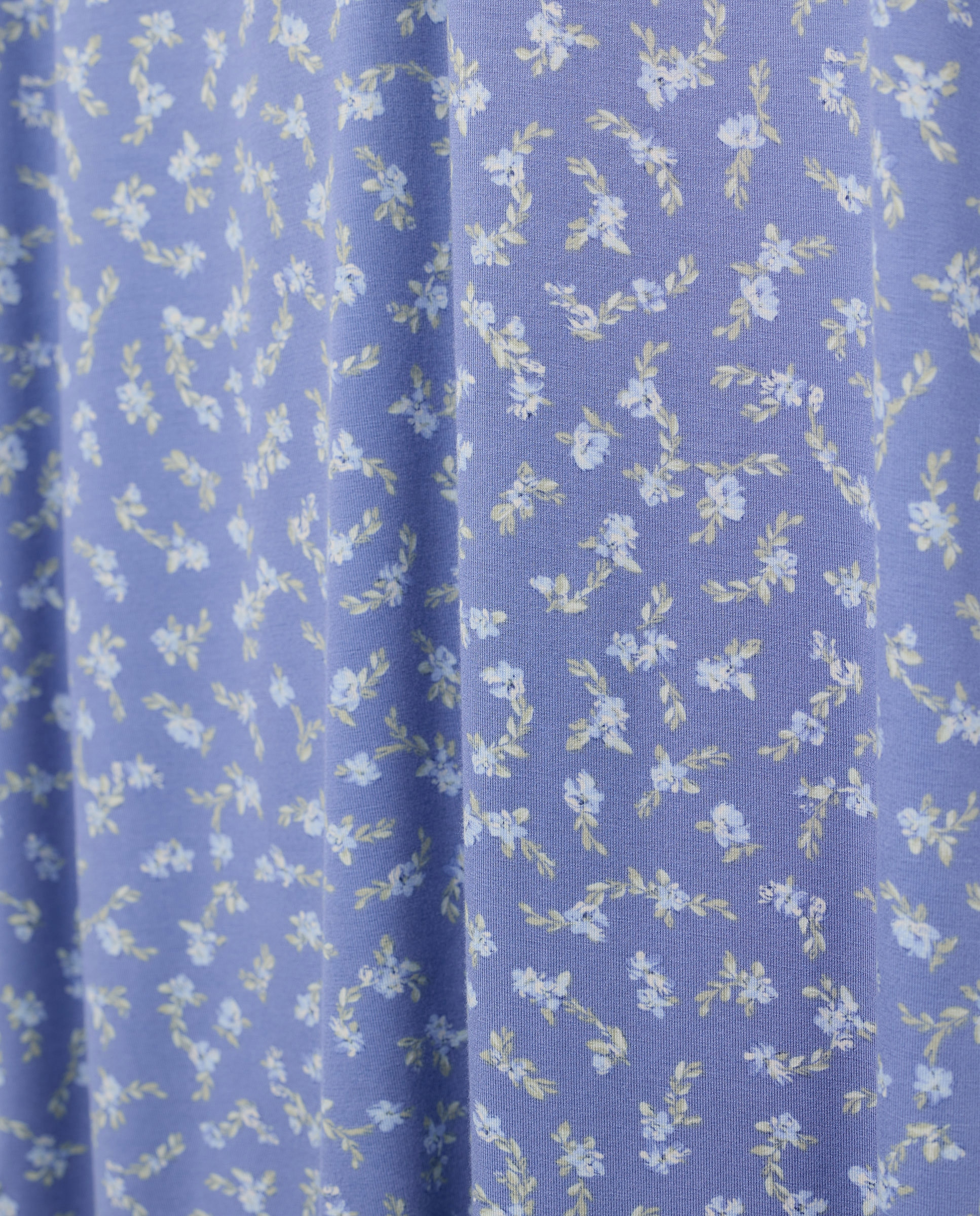 Camisa de Dormir com Estampado de Fantasia Azul-4