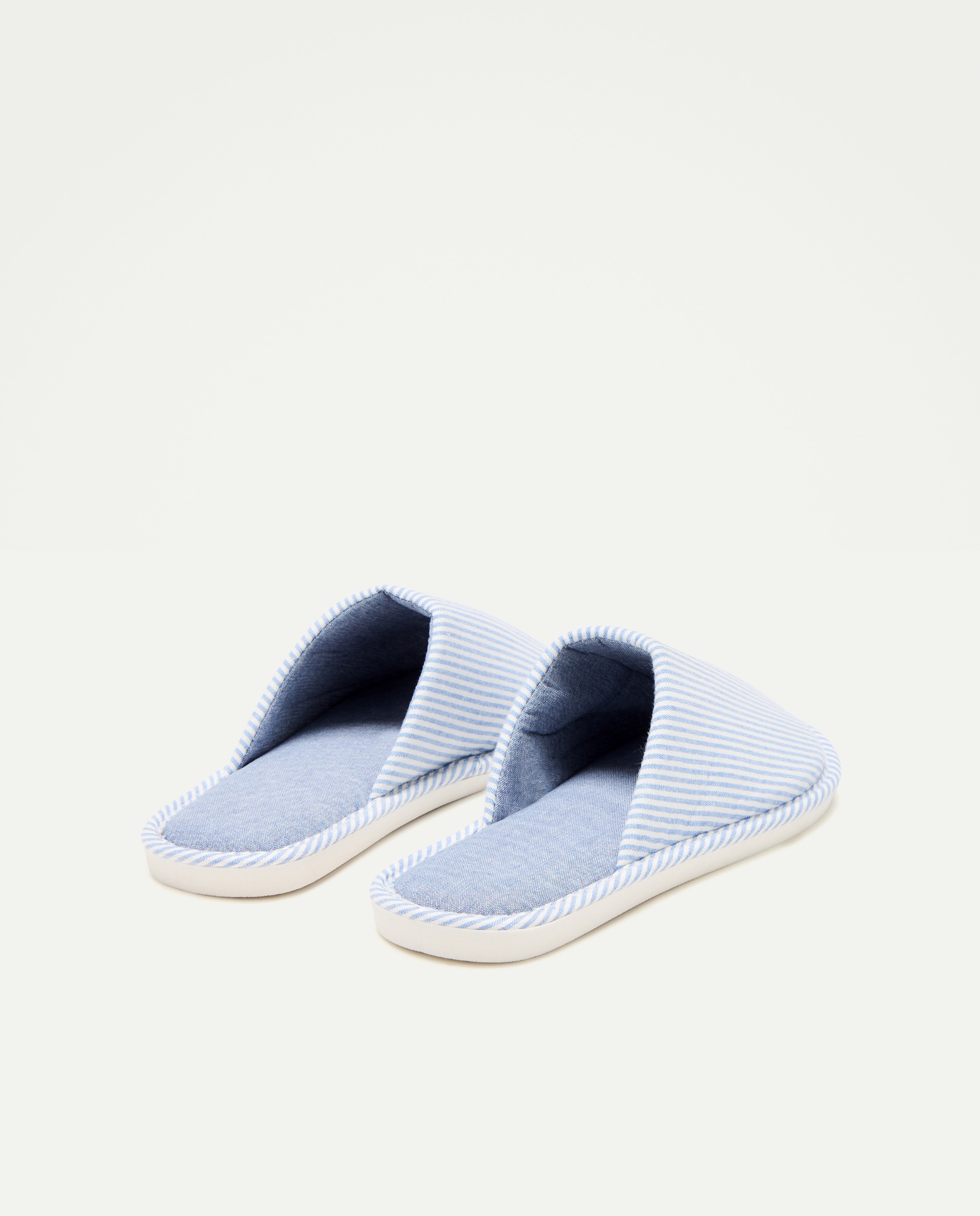 Zapatilla de mujer mil rayas Azul marino-3