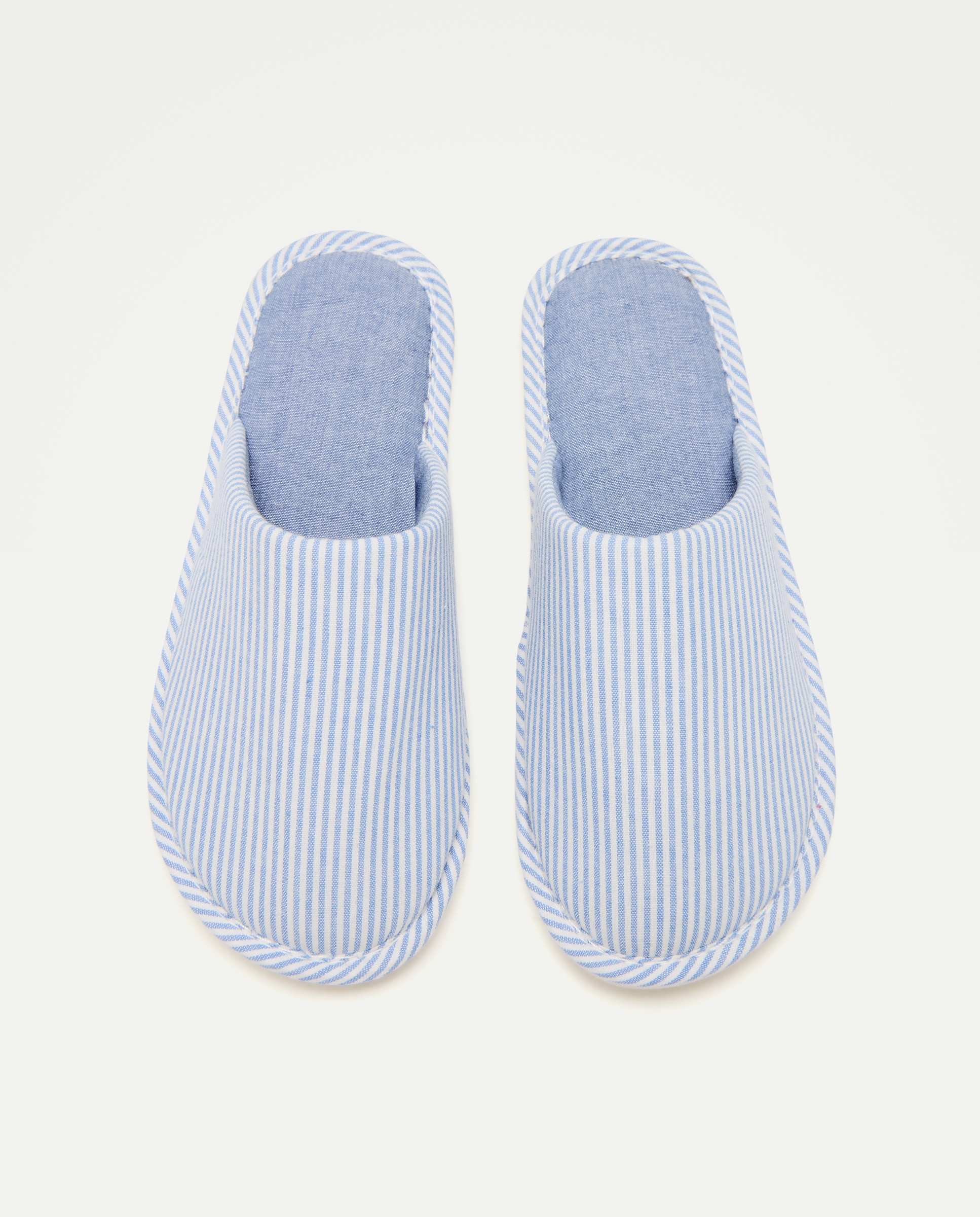 Zapatilla de mujer mil rayas Azul marino-4