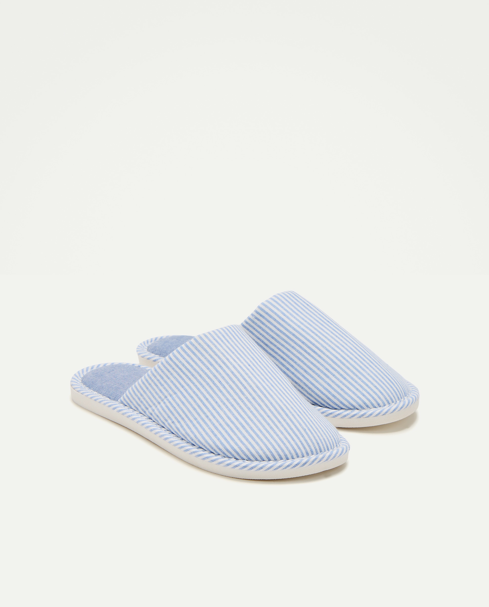 Zapatilla de mujer mil rayas Azul marino-2