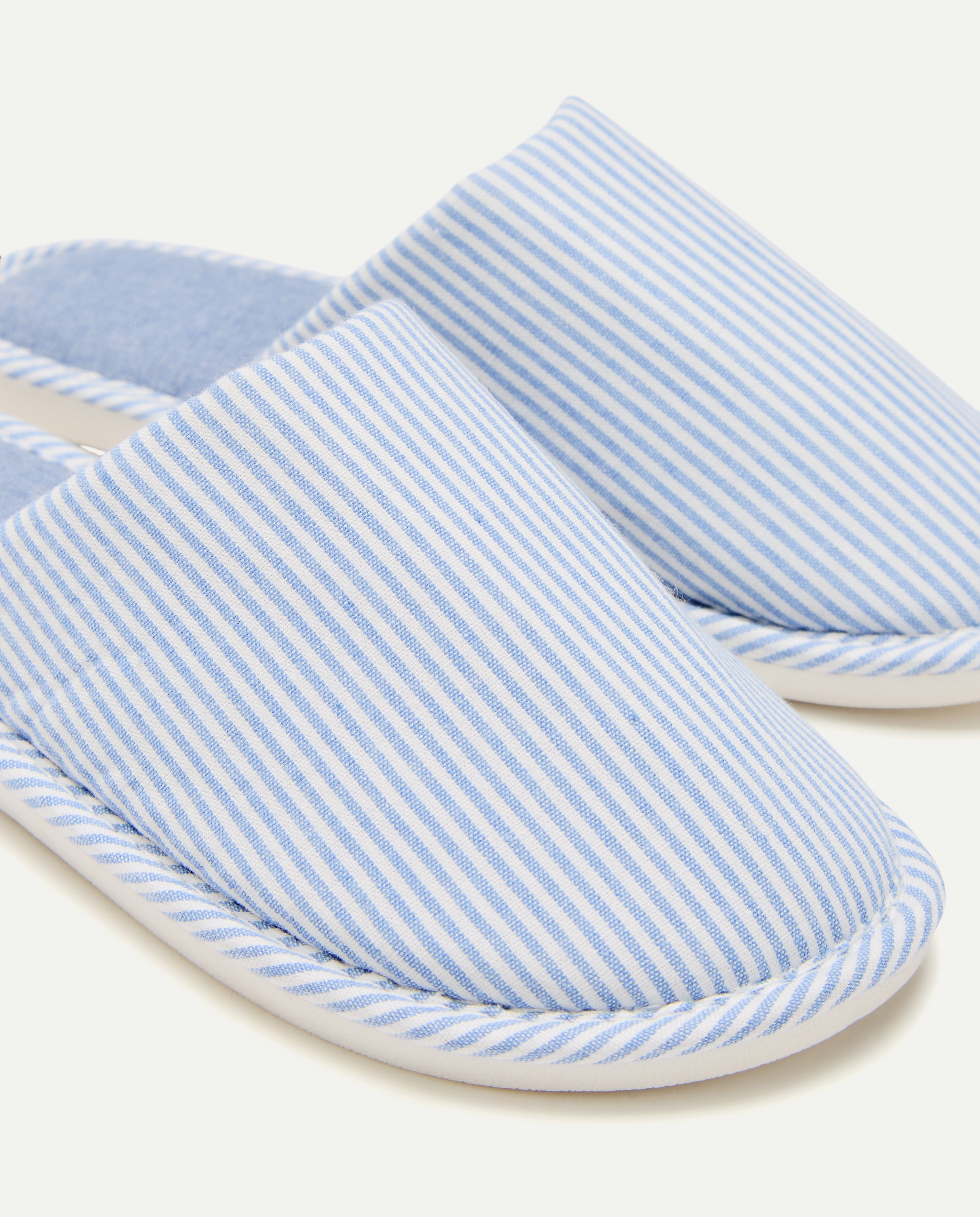 Zapatilla de mujer mil rayas Azul marino-5