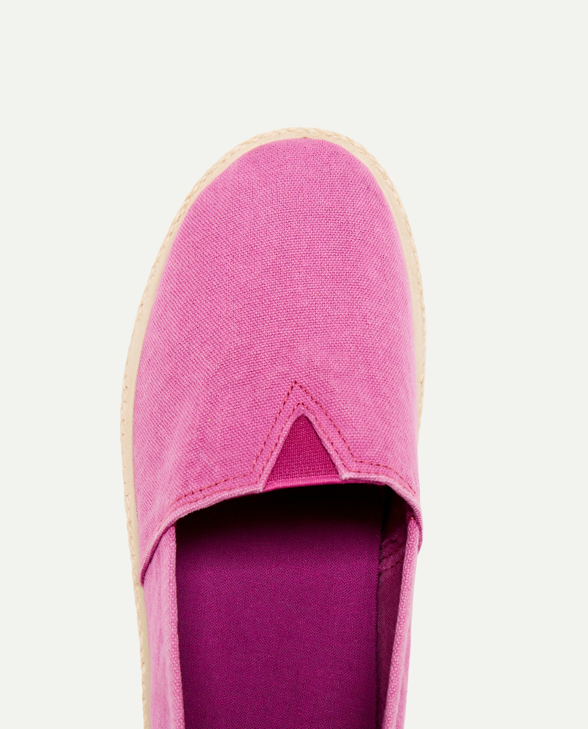 Lona de mujer con detalle yute 600 Rojo-4