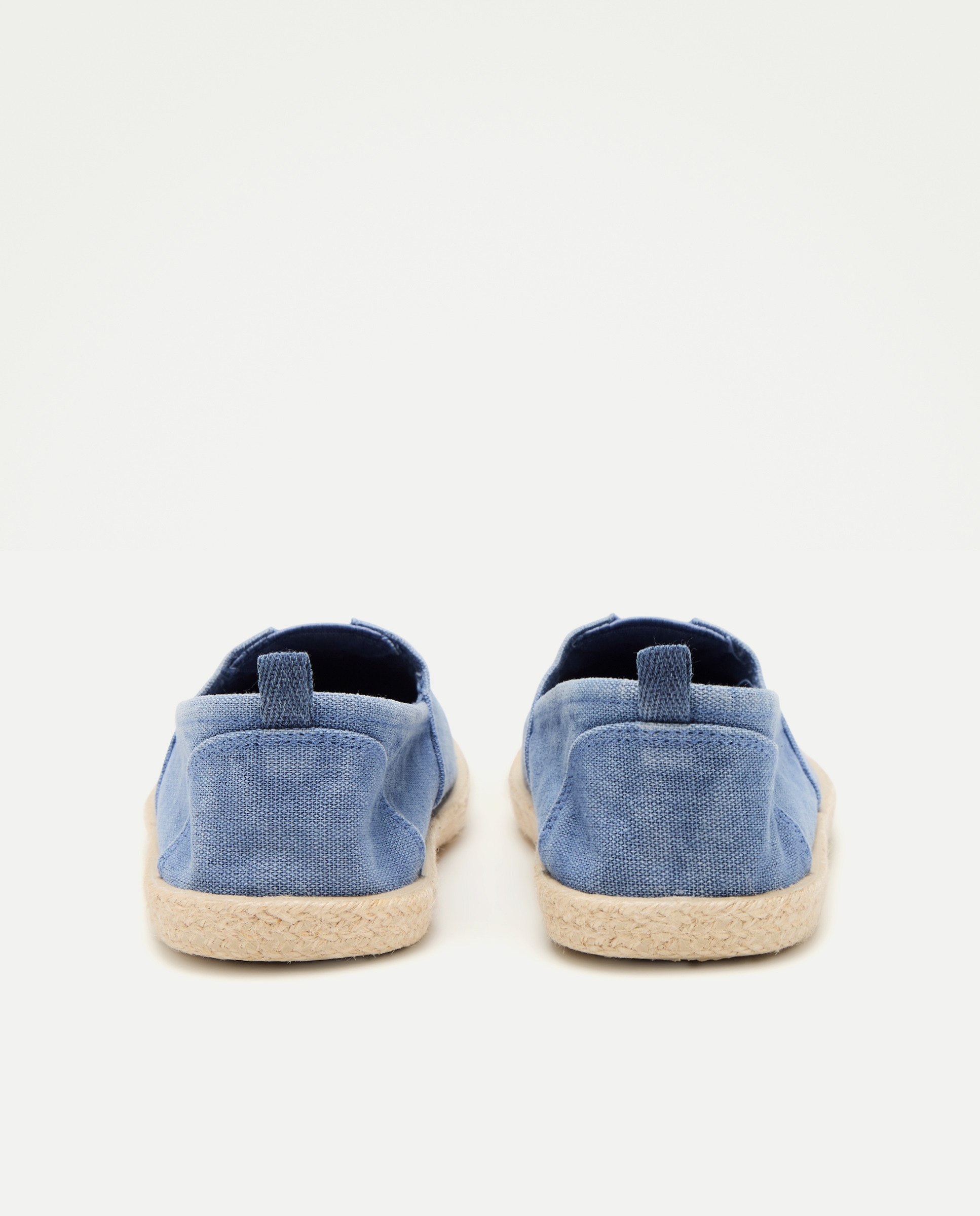 Lona de mujer con detalle yute 400 Azul-3