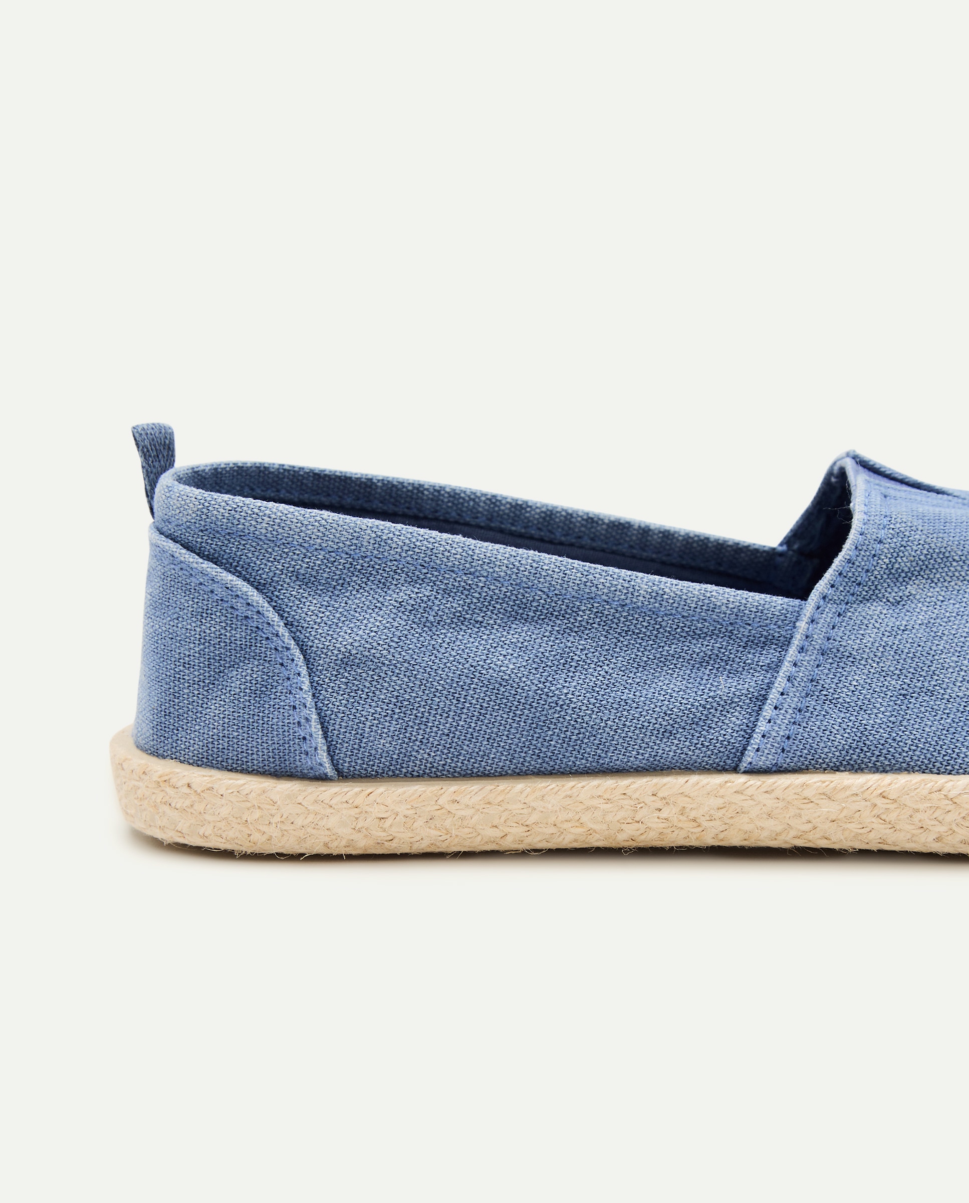 Lona de mujer con detalle yute 400 Azul-5