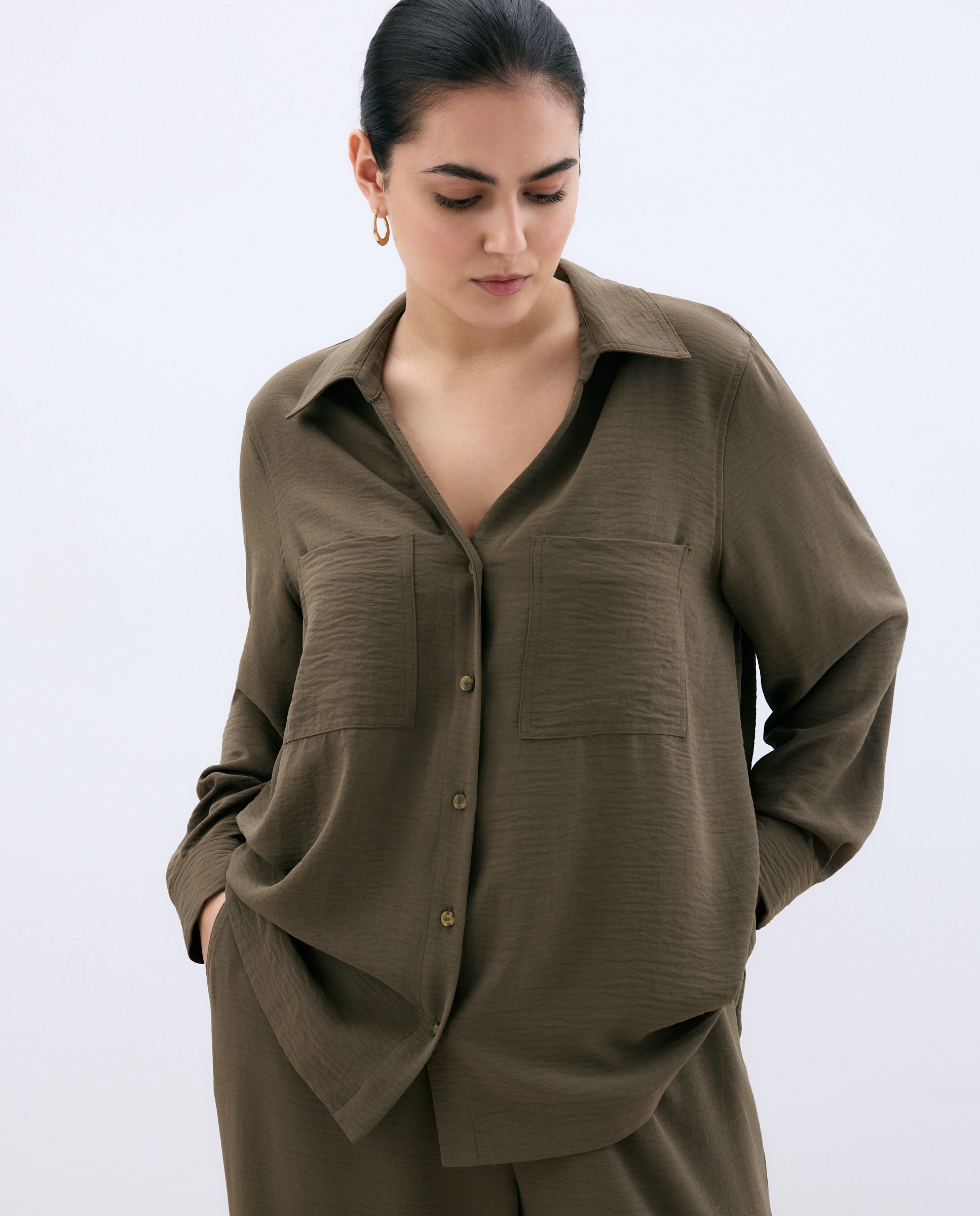 Camisa Air Flow com Bolsos 520 Caqui-1