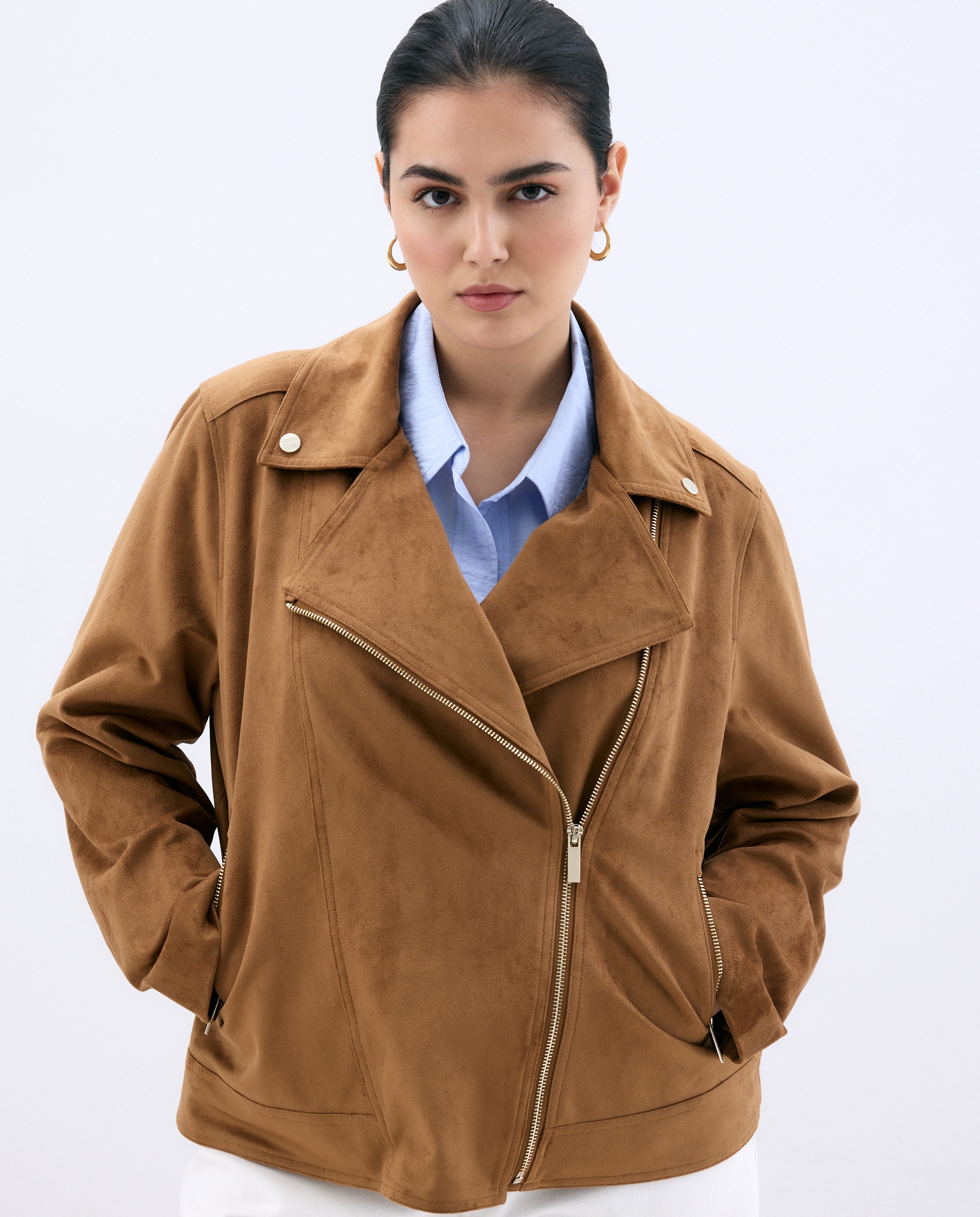 Imagem 0 de Blusão Biker em Camurcina