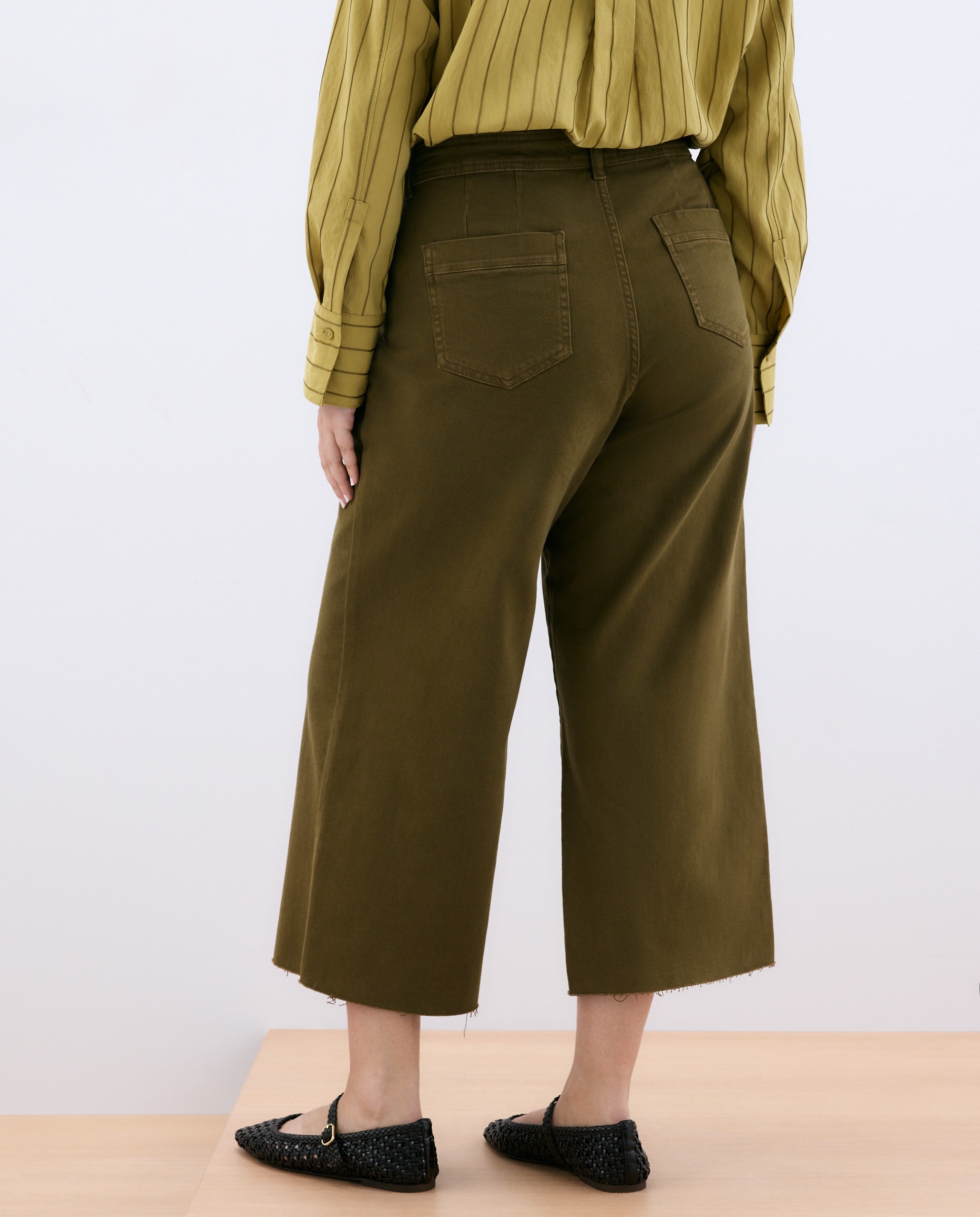 Jeans Culotte 560 Azeitona-3