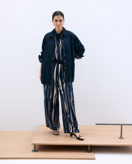 Imagem 0 de Casaco de Ganga Comprido