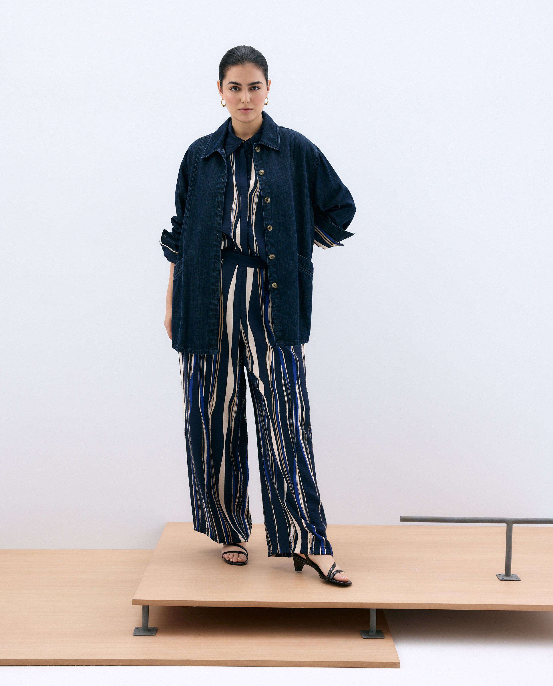 Imagem 0 de Casaco de Ganga Comprido