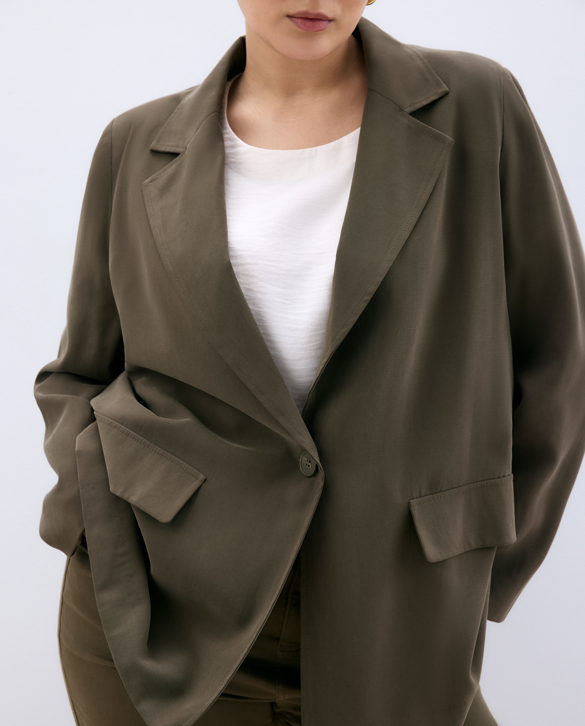 Imagem 0 de Blazer com Manga Comprida e Bolsos