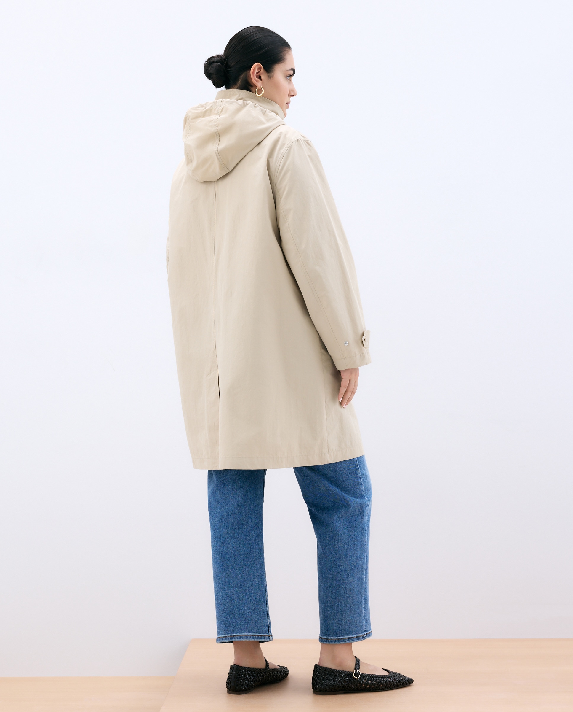 Parka Comprida com Capuz Gelo-3