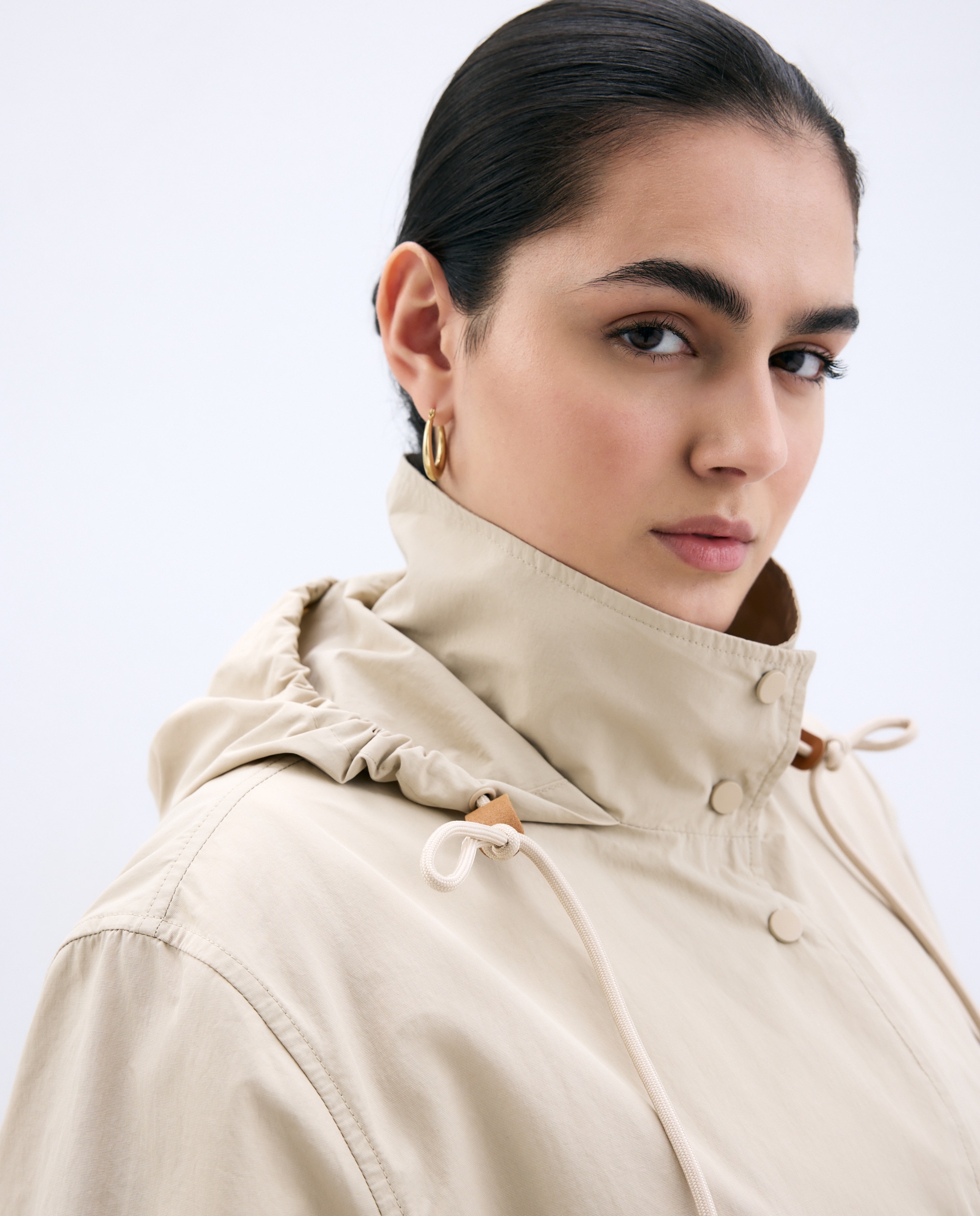 Parka Comprida com Capuz Gelo-4