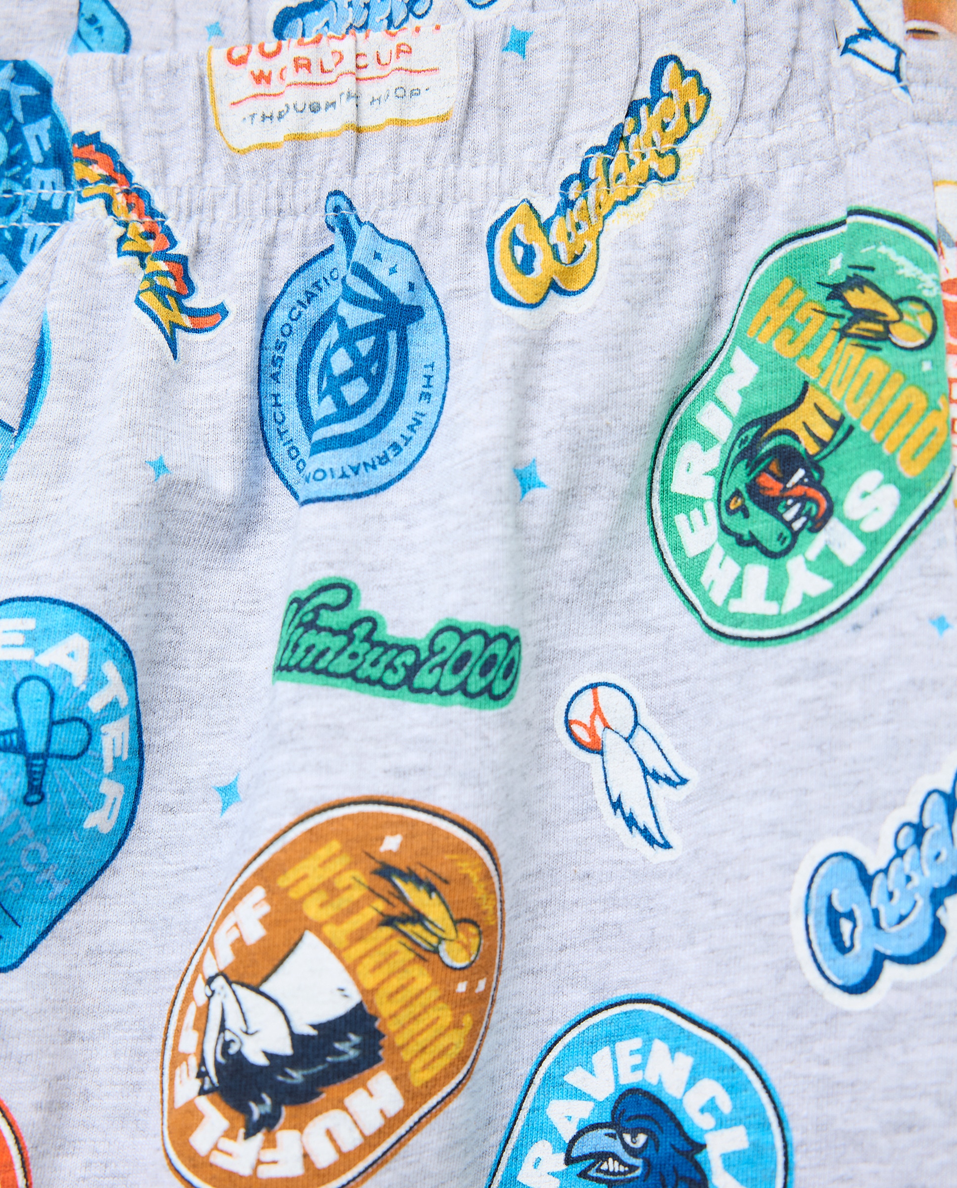 Pijama Comprido de Malha Harry Potter Cotton Juice Cinzento-5