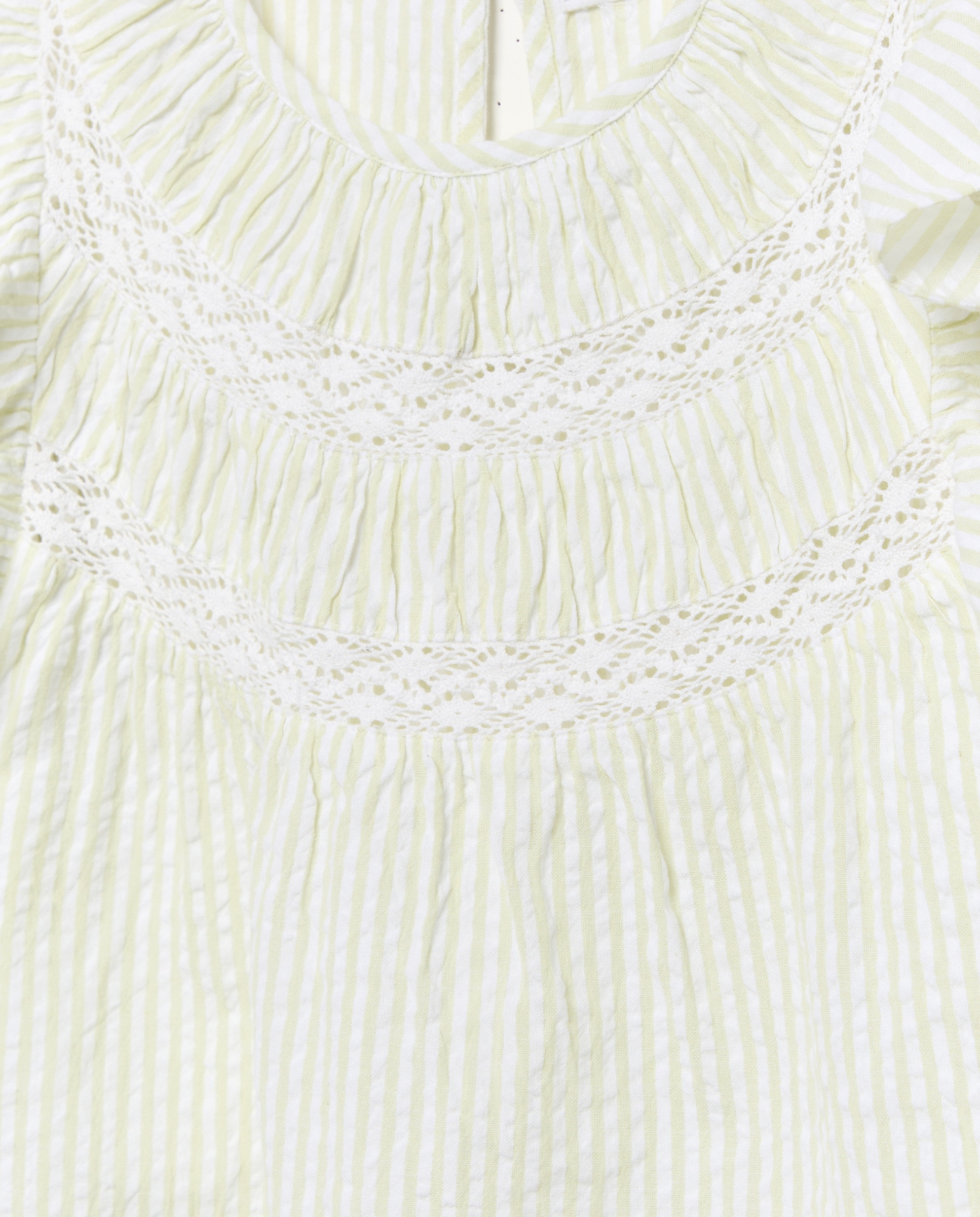 Pijama Curto Completo de Seersucker Cotton Juice Verde-5