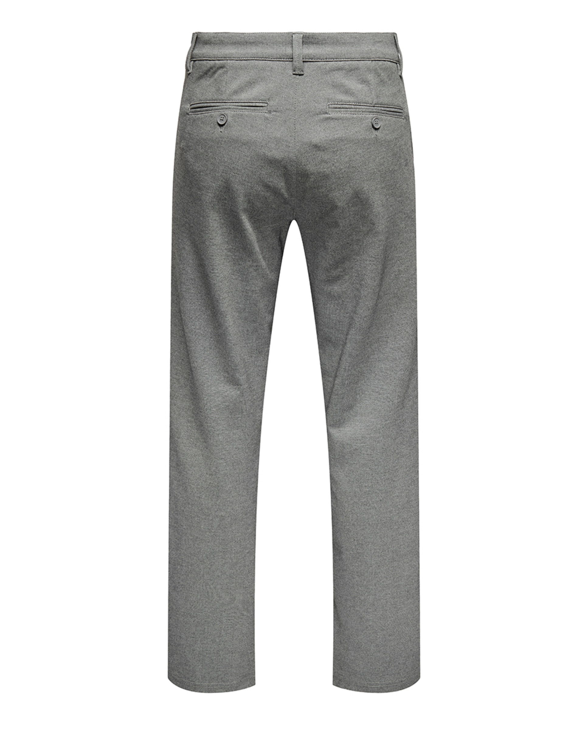 Calças Formais Regular Fit Cinzento-6