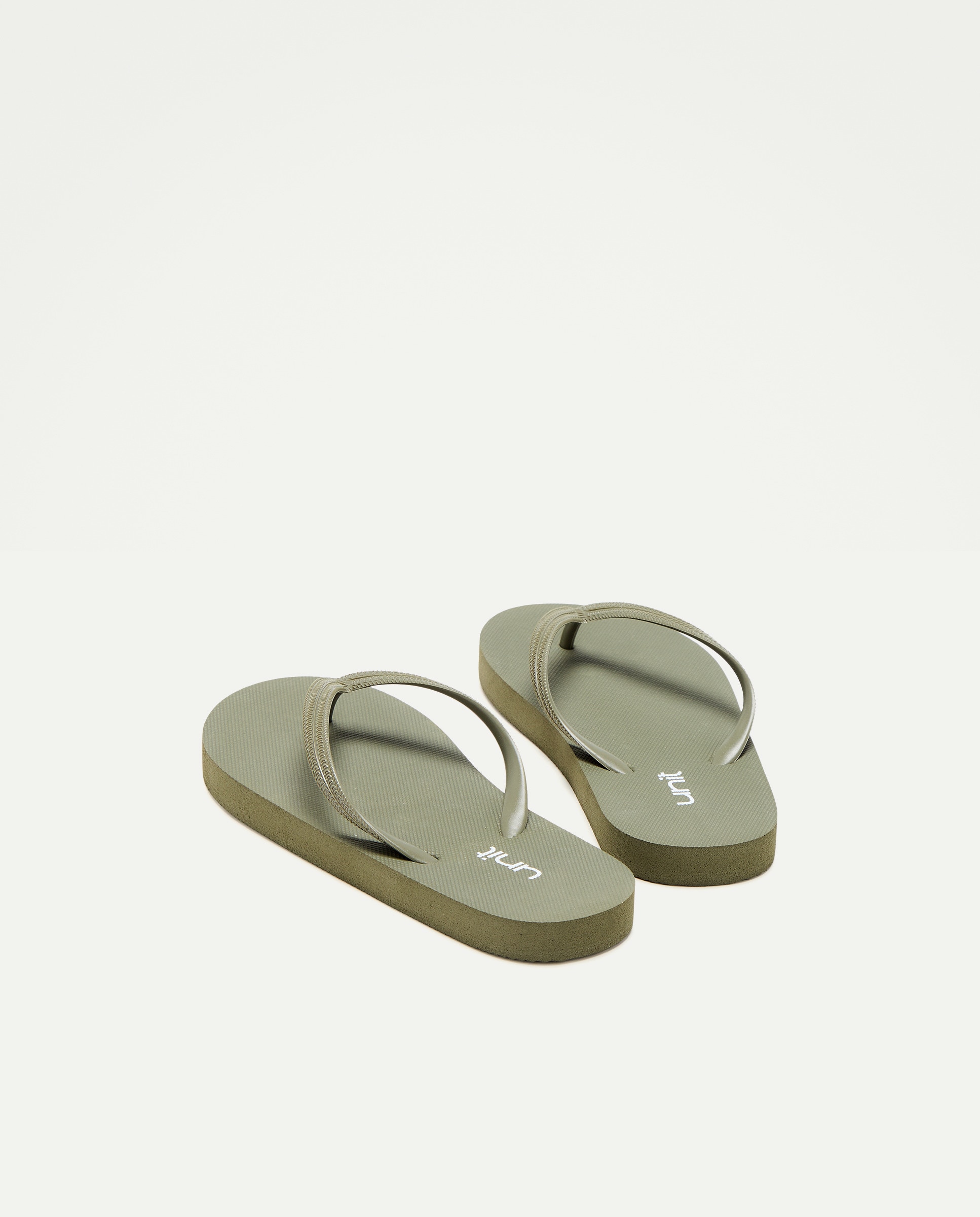 Chancla infantil lisa 520 Kaki-3