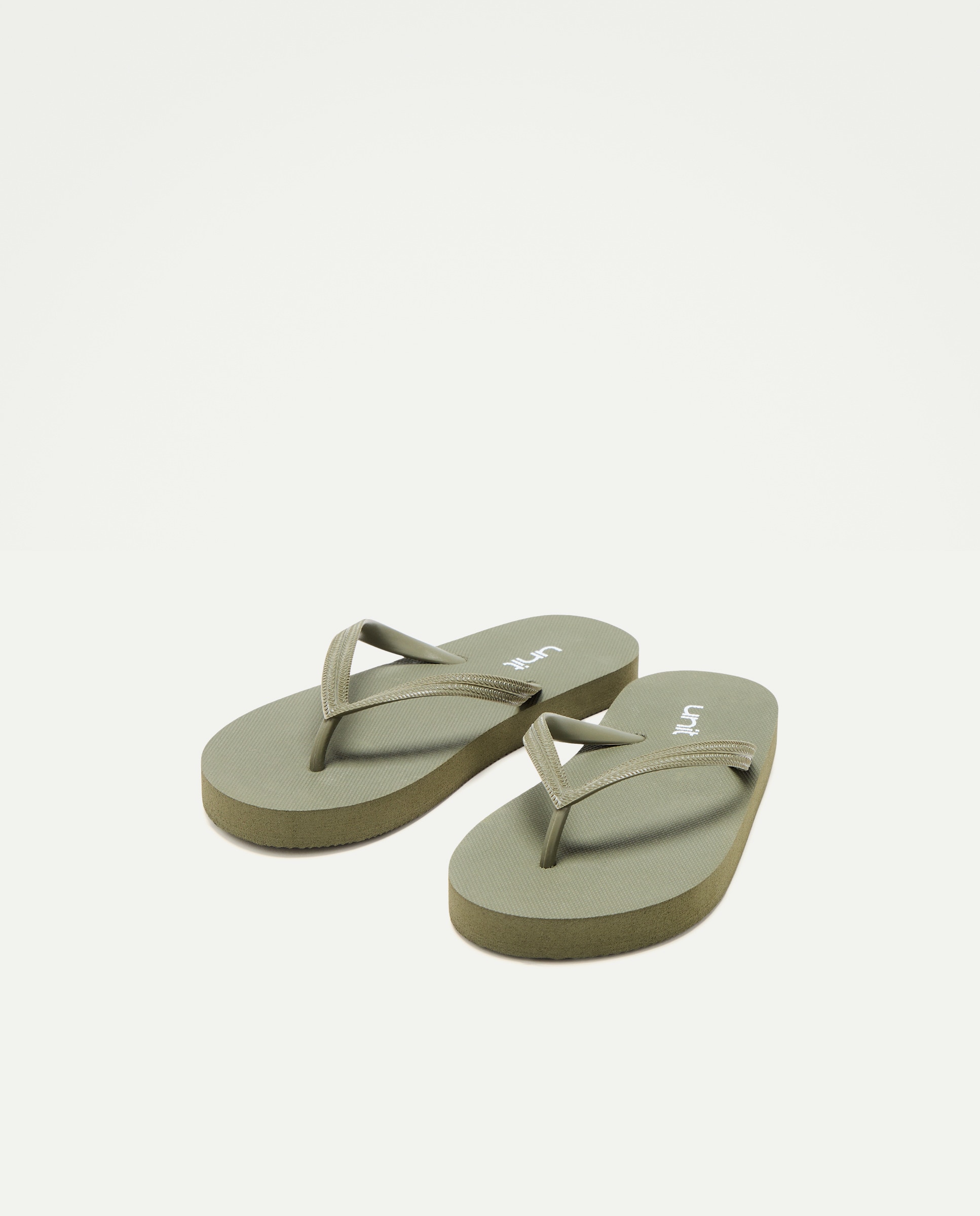 Chancla infantil lisa 520 Kaki-2