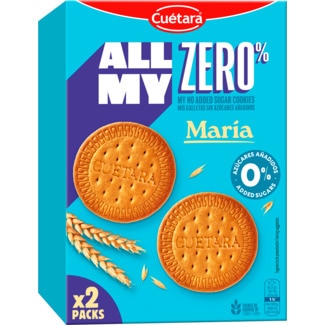 Bolacha Maria 0% Açúcar embalagem 400 g - Cuétara