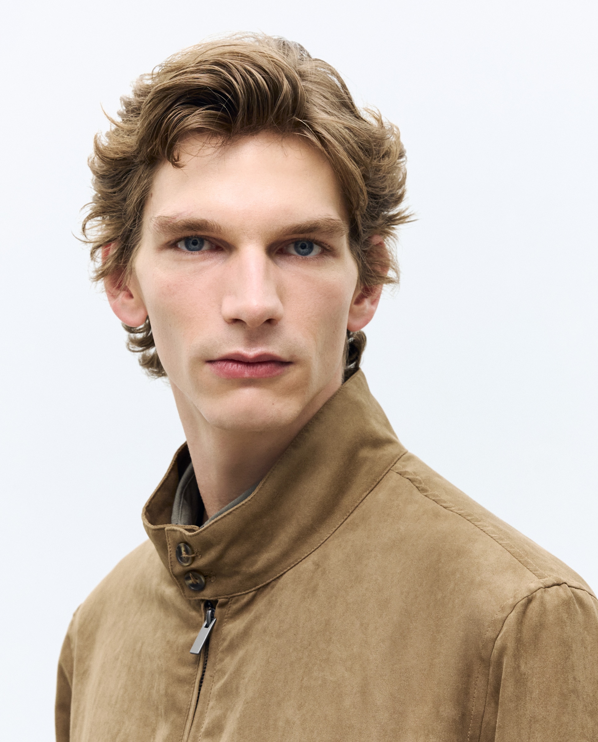 Blusão de Camurcina Castanho-3