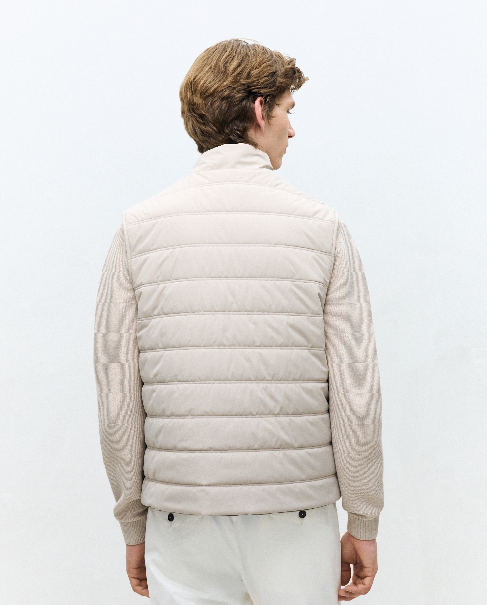 Colete Acolchoado e Reversível Verde-5