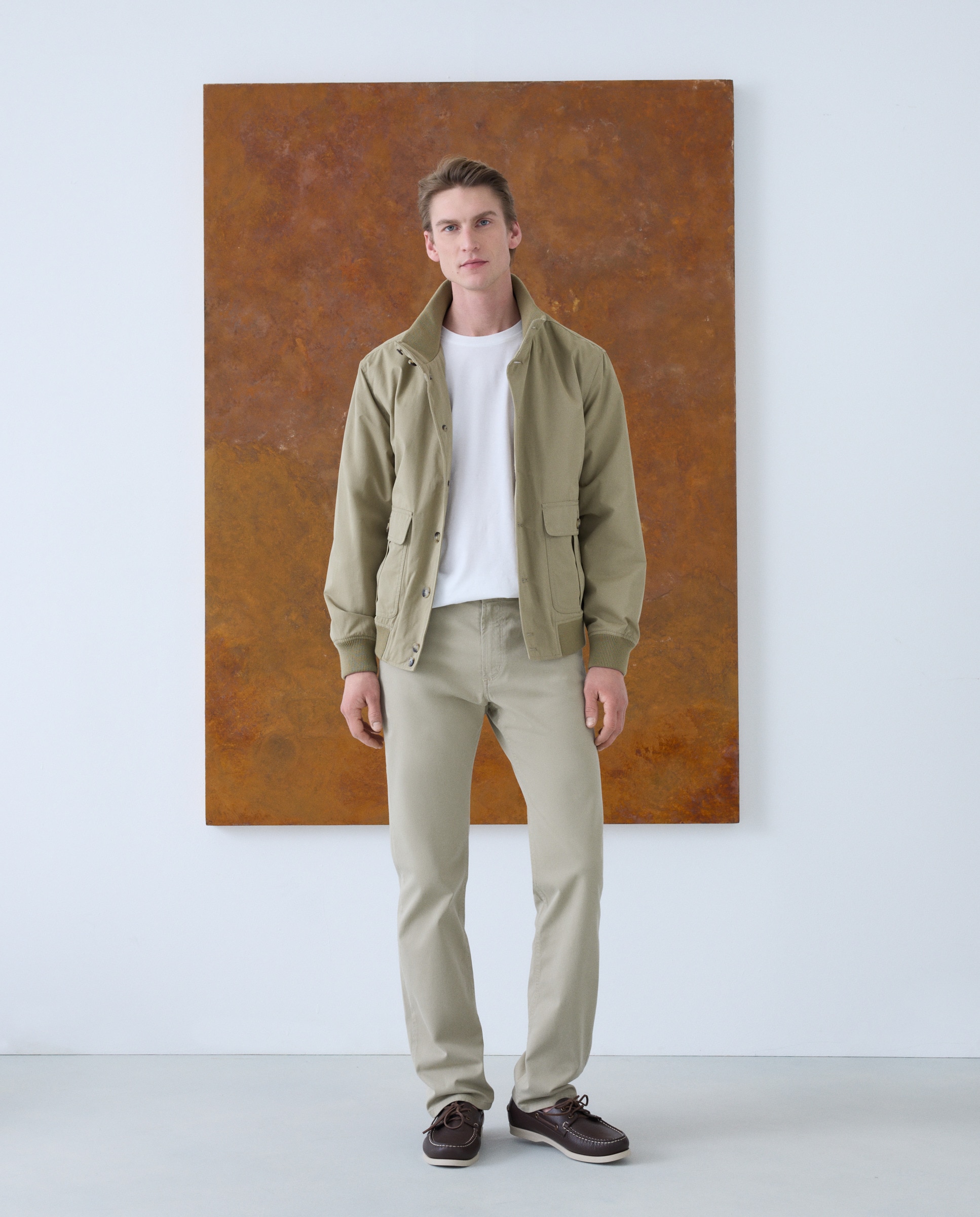 Blusão com Ligeiro Acolchoado Taupe-2