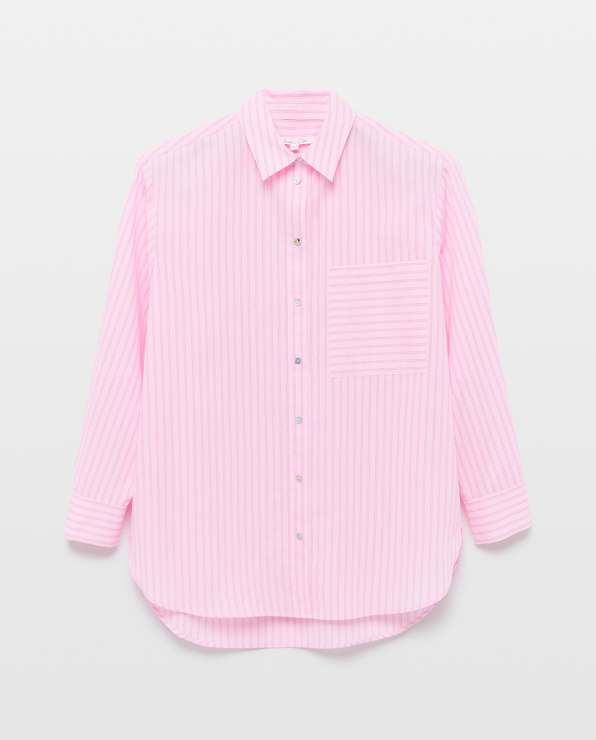 Blusa Tipo Camiseiro Oversize Rosa-5