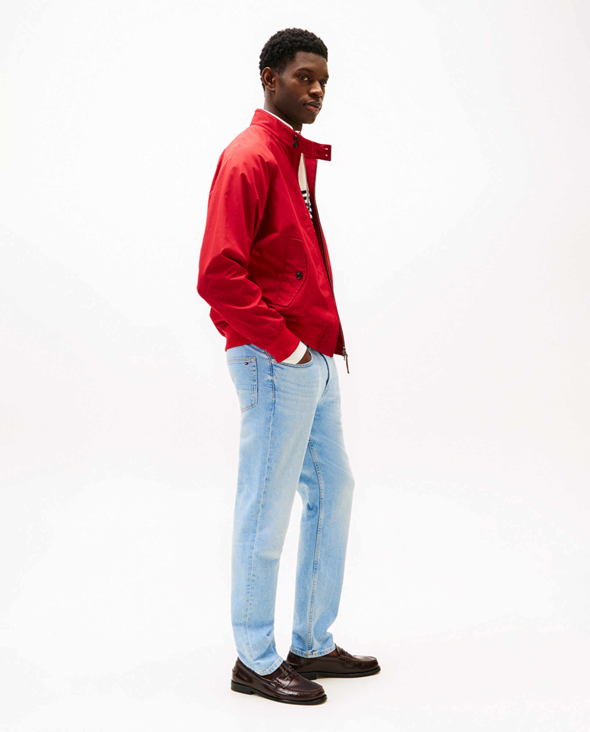 Jeans Straight Denton Fit Azul-6