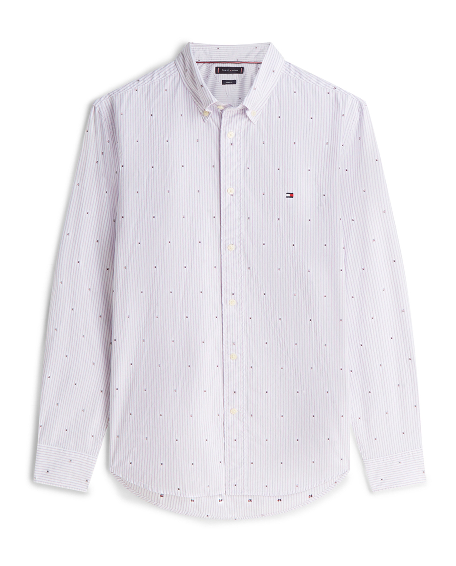 Imagem 0 de Camisa Estampada de Popelina com Manga Comprida