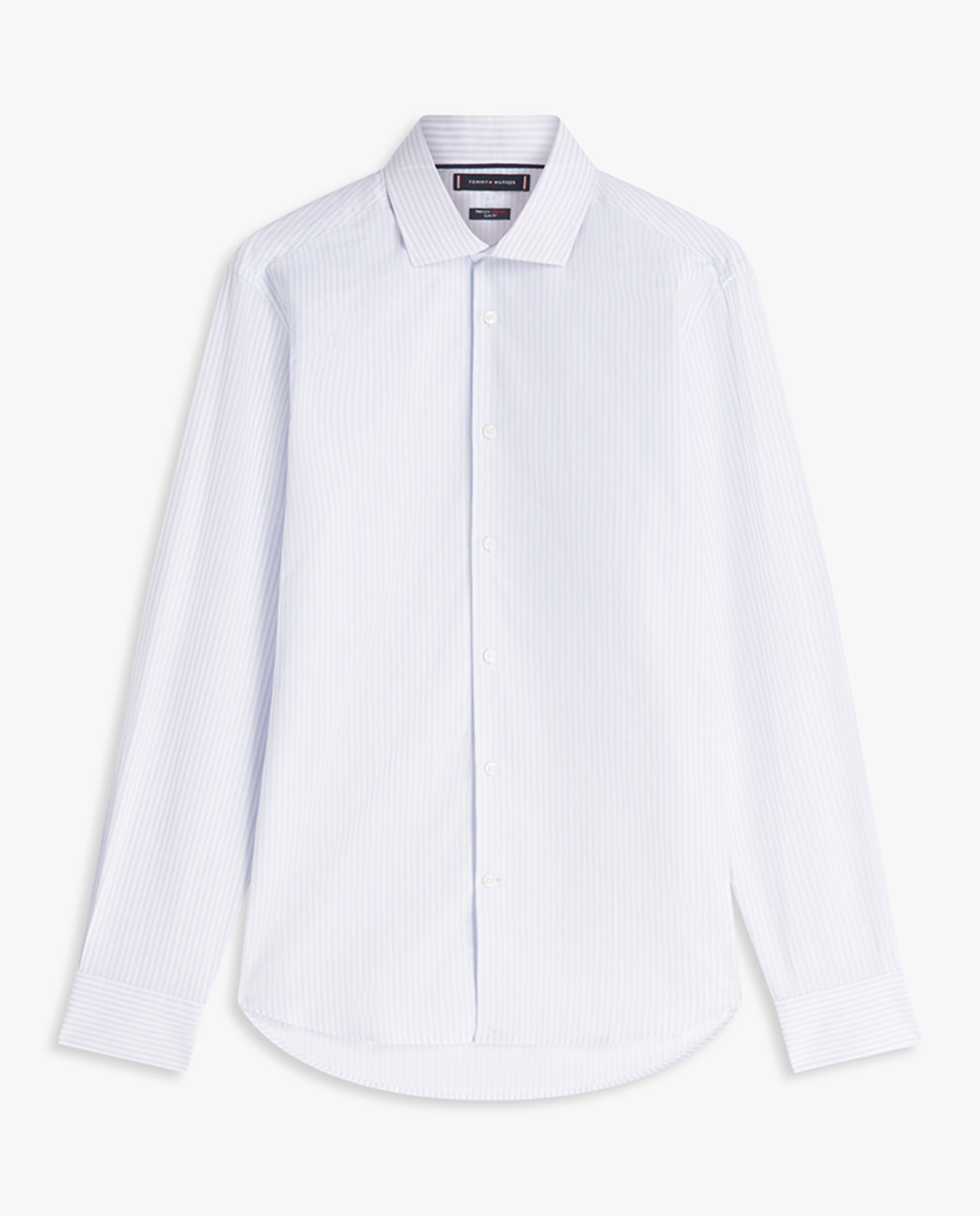 Camisa Estampada com Manga Comprida Azul-claro-4