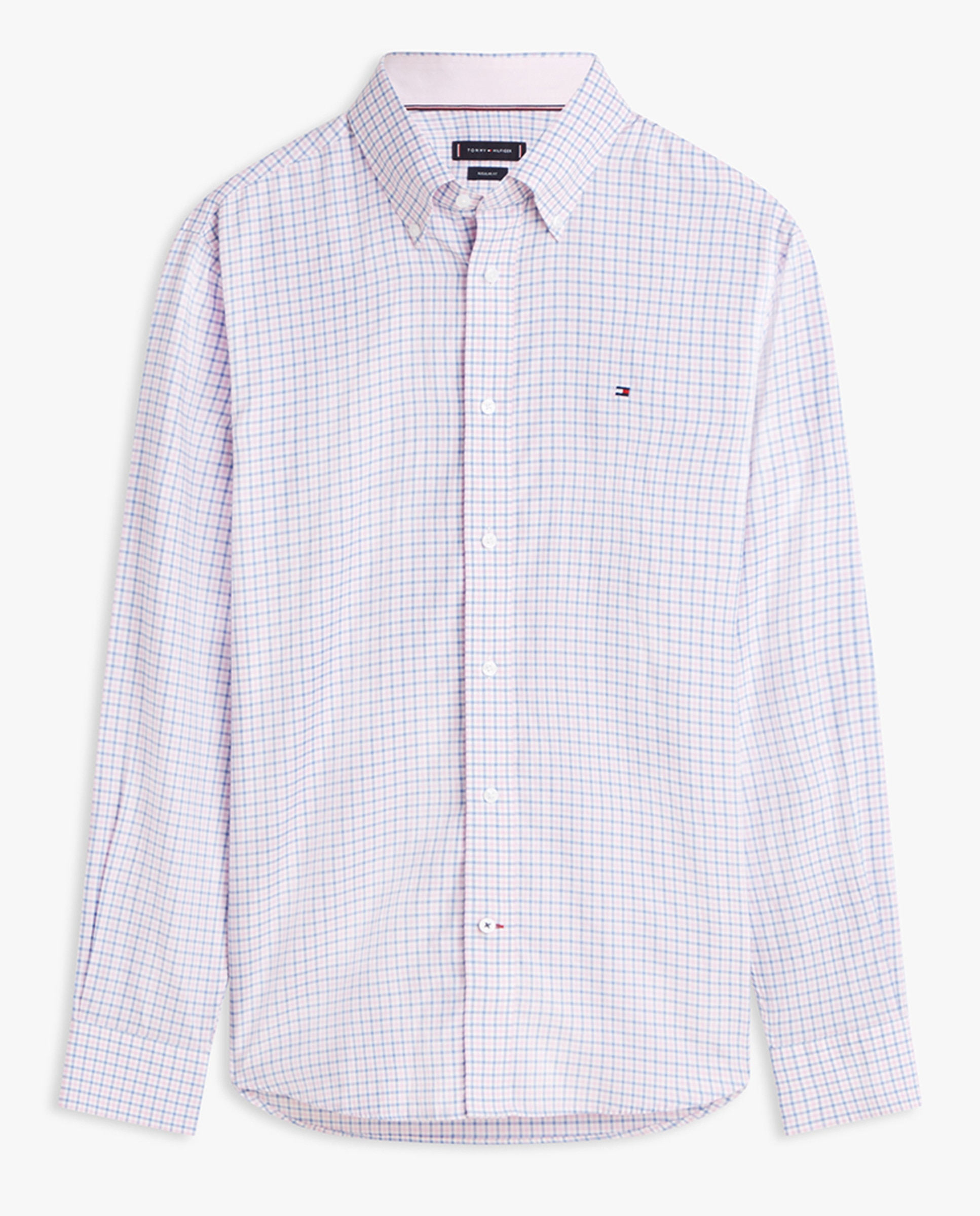 Camisa Oxford Estampada com Manga Comprida Multicolor-4