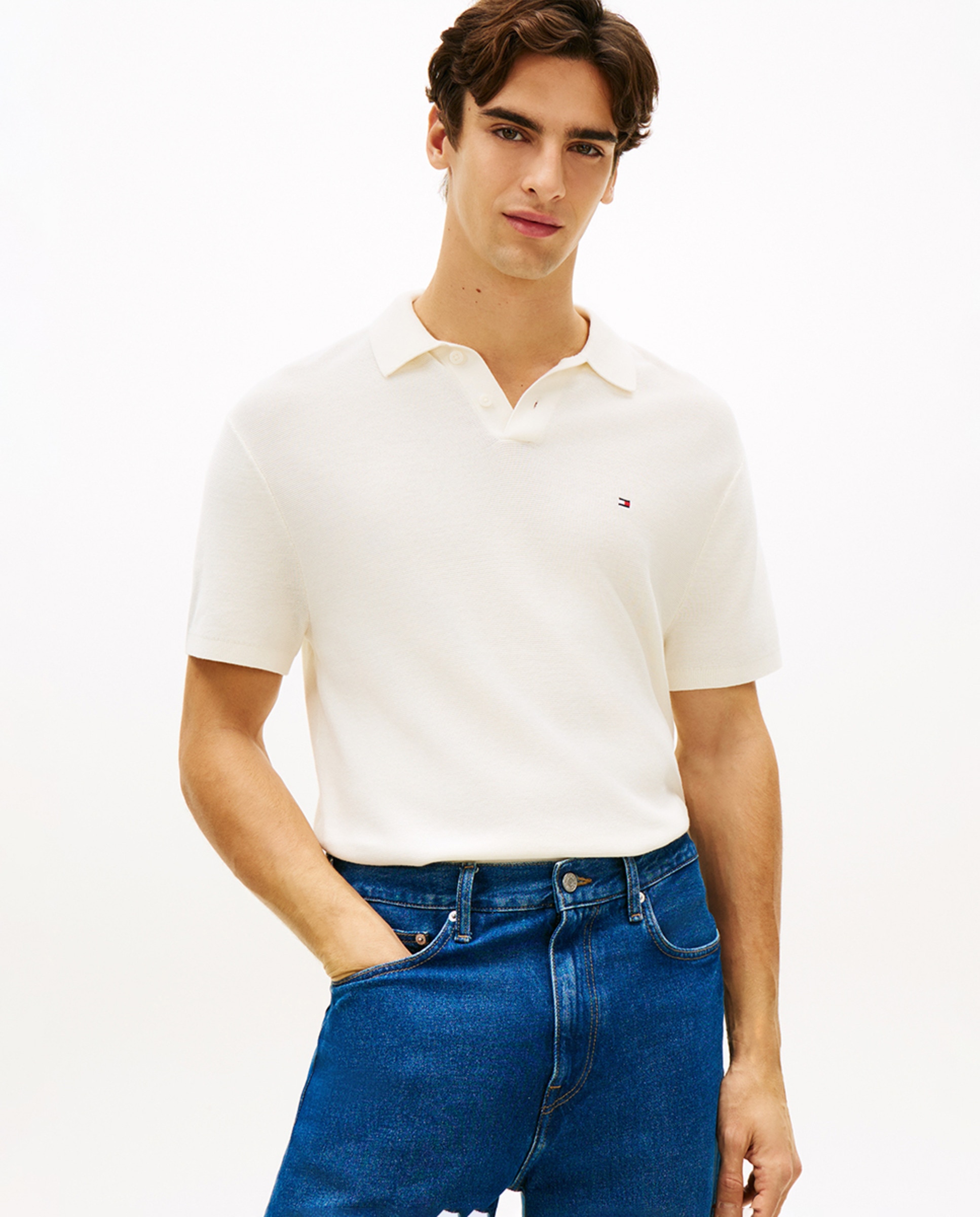 Imagem 0 de Polo de Malha com Manga Curta