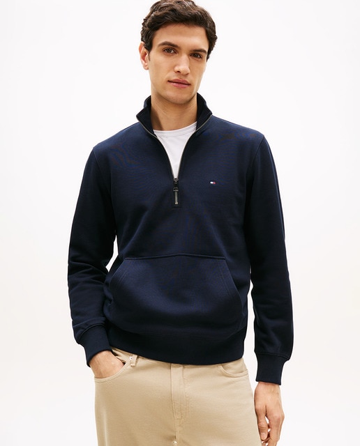 Imagem 0 de Sweatshirt sem Capuz com Meio Fecho de Correr