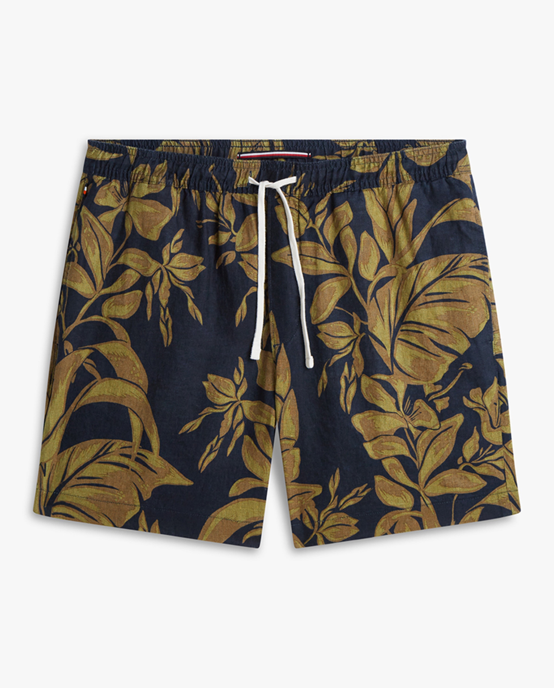 Bermudas de Linho Estampadas Multicolor-5