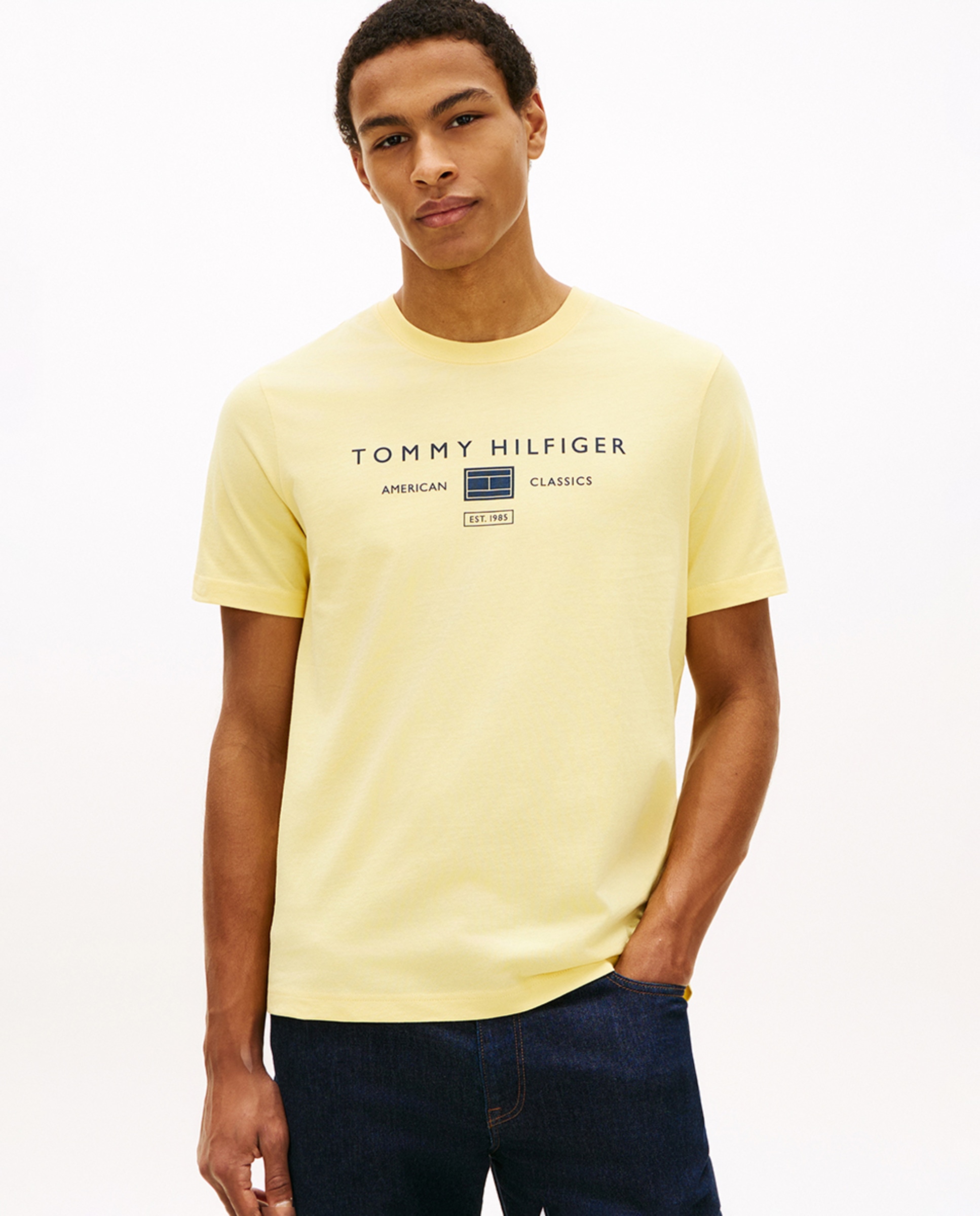 Imagem 0 de T-shirt de Manga Curta com Gola Redonda