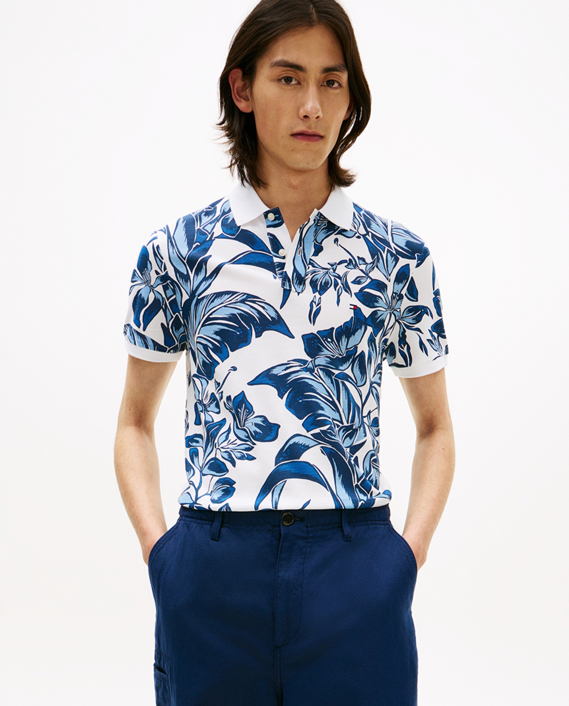 Imagem 0 de Polo de Manga Curta com Estampado