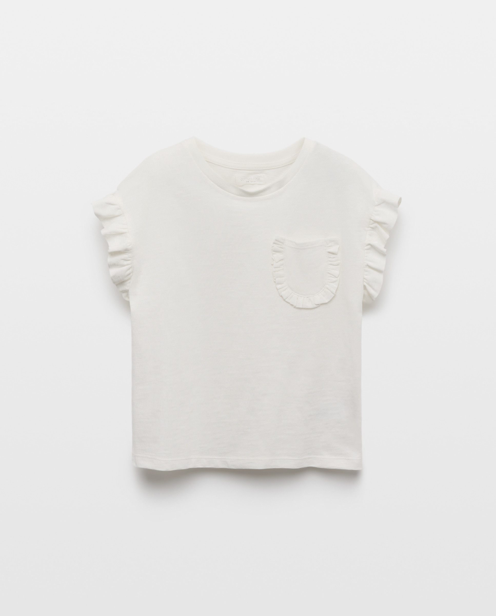 Imagem 0 de T-shirt de Manga Curta com Folho Bordado