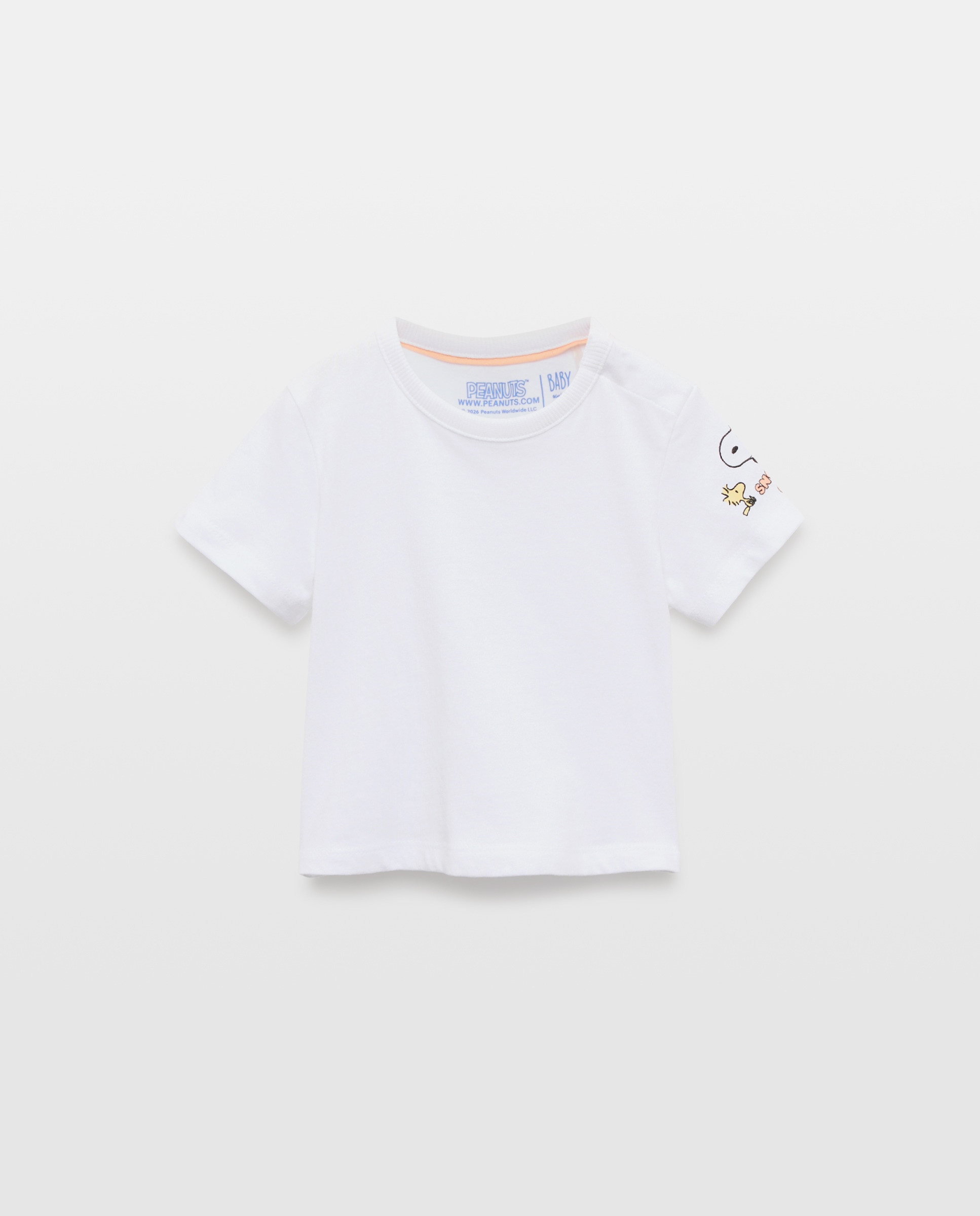 Conjunto Curto de 2 Peças de Bebé: Jardineiras e T-shirt com Estampado Snoopy Baby El Corte Inglés 400 Azul-3