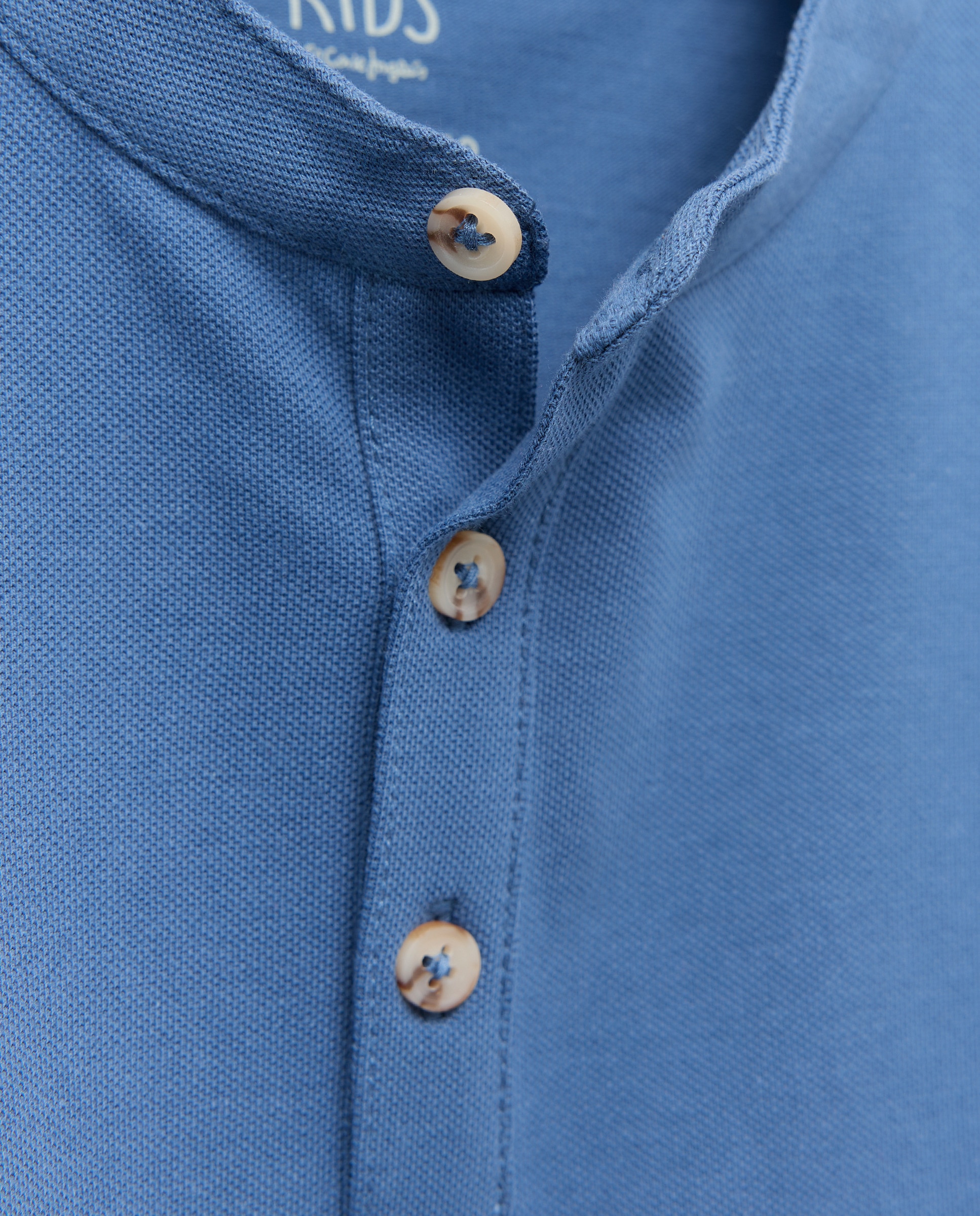 Polo de Gola à Padre e Manga Curta Kids El Corte Inglés 400 Azul-5