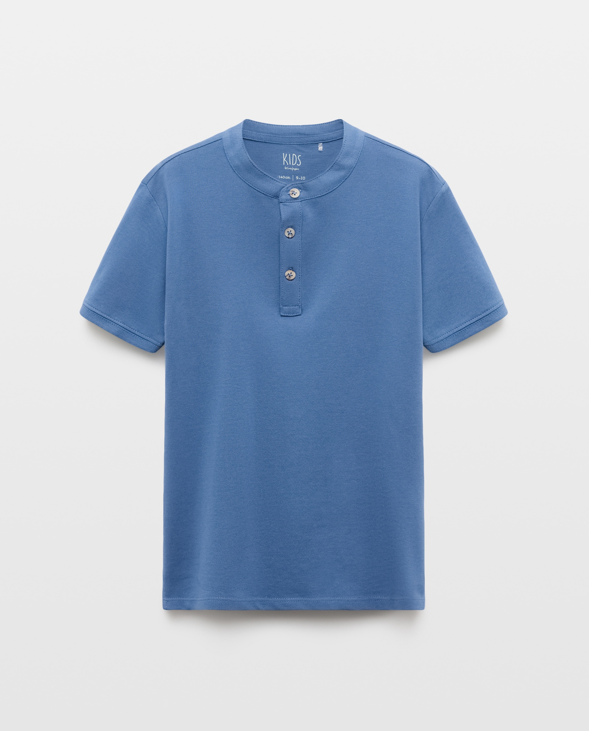 Polo de Gola à Padre e Manga Curta Kids El Corte Inglés 400 Azul-4