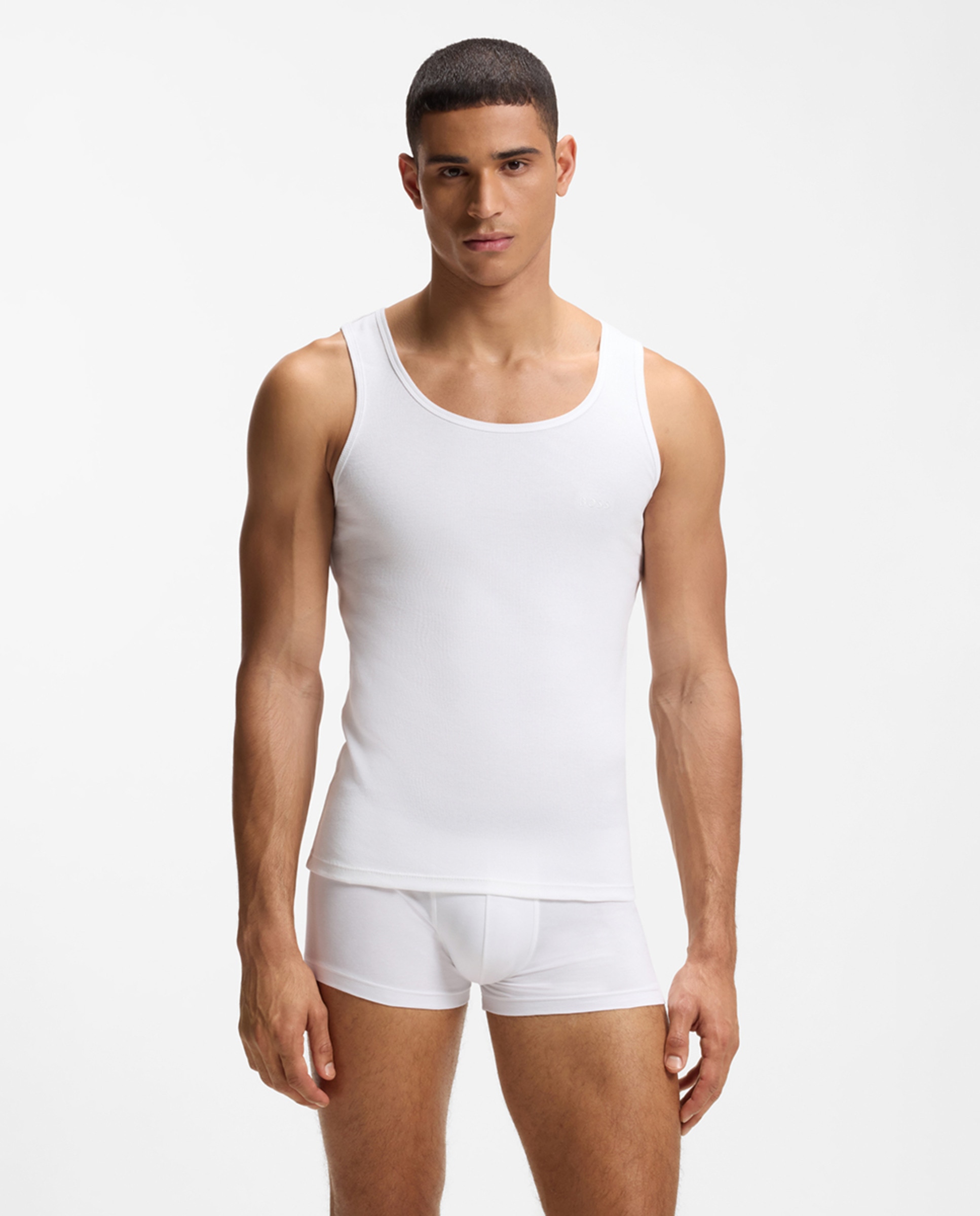 Imagem 0 de Pack de Três T-shirts sem Mangas - Preto