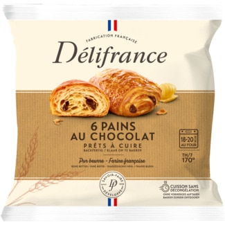 Pão com Chocolate 6 unidades embalagem 420 g - Delifrance