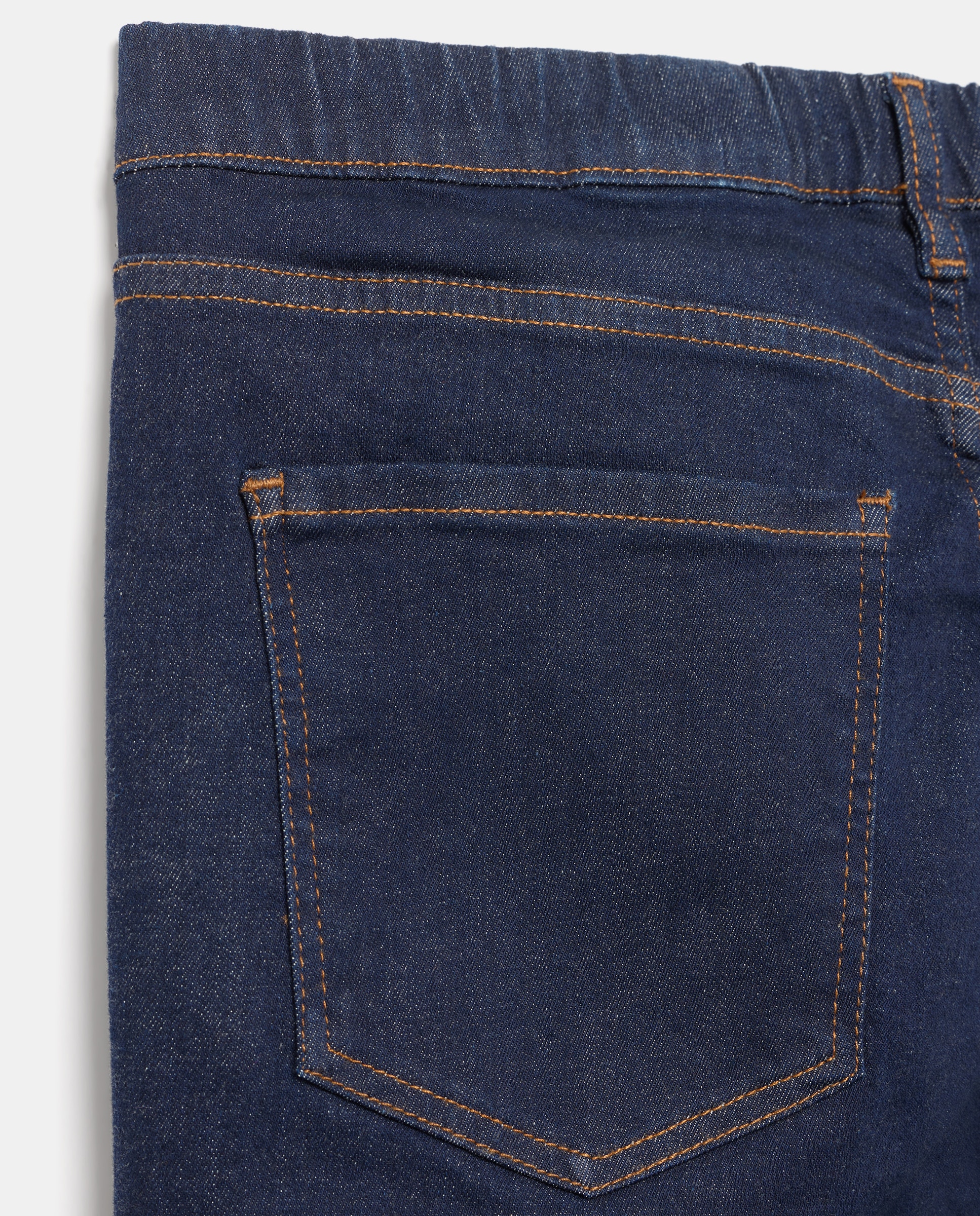 Jeans straight lisas de mulher Preto-5