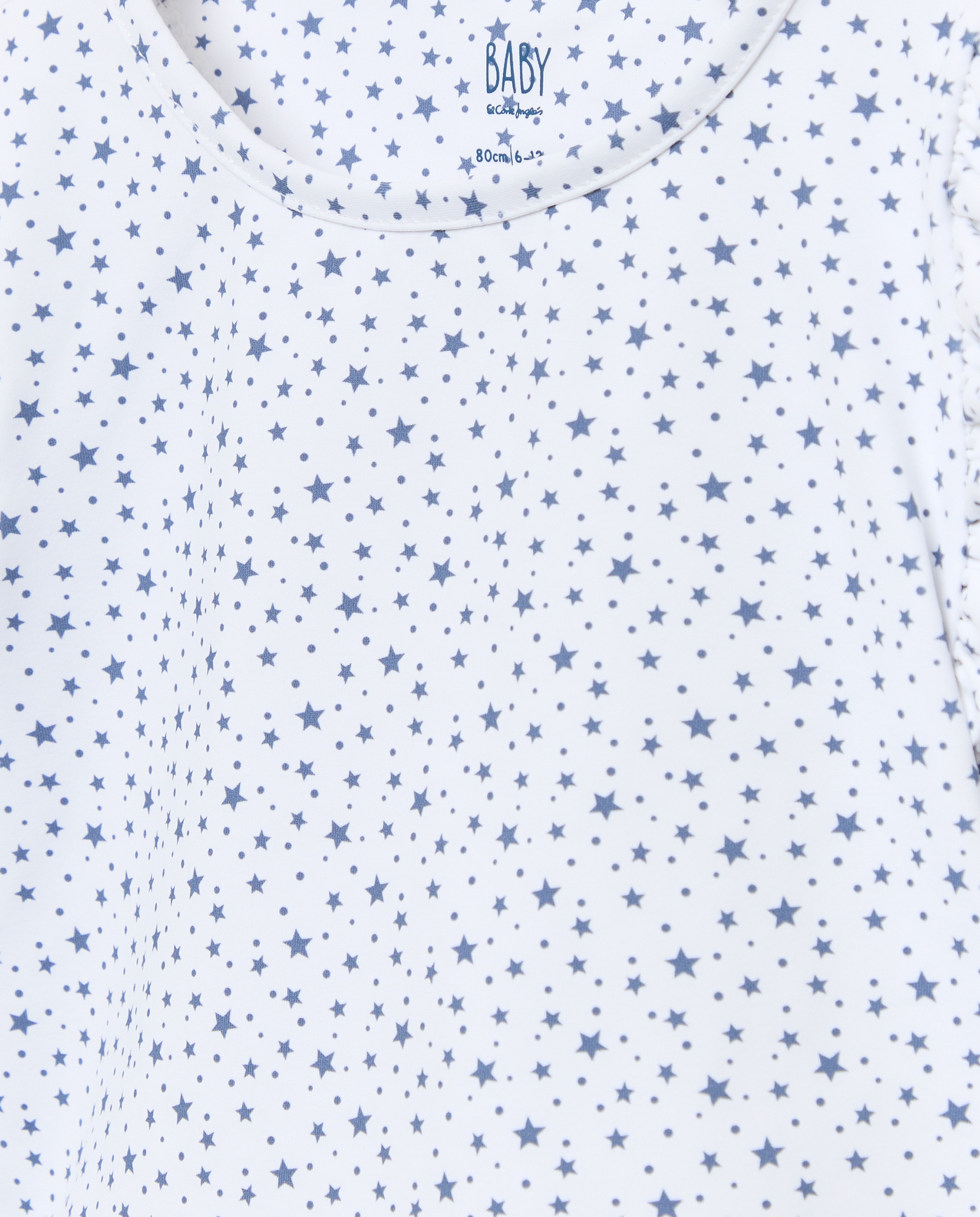 T-shirt UPF50+ de Bebé com Estampado de Estrelas Azul-marinho-3