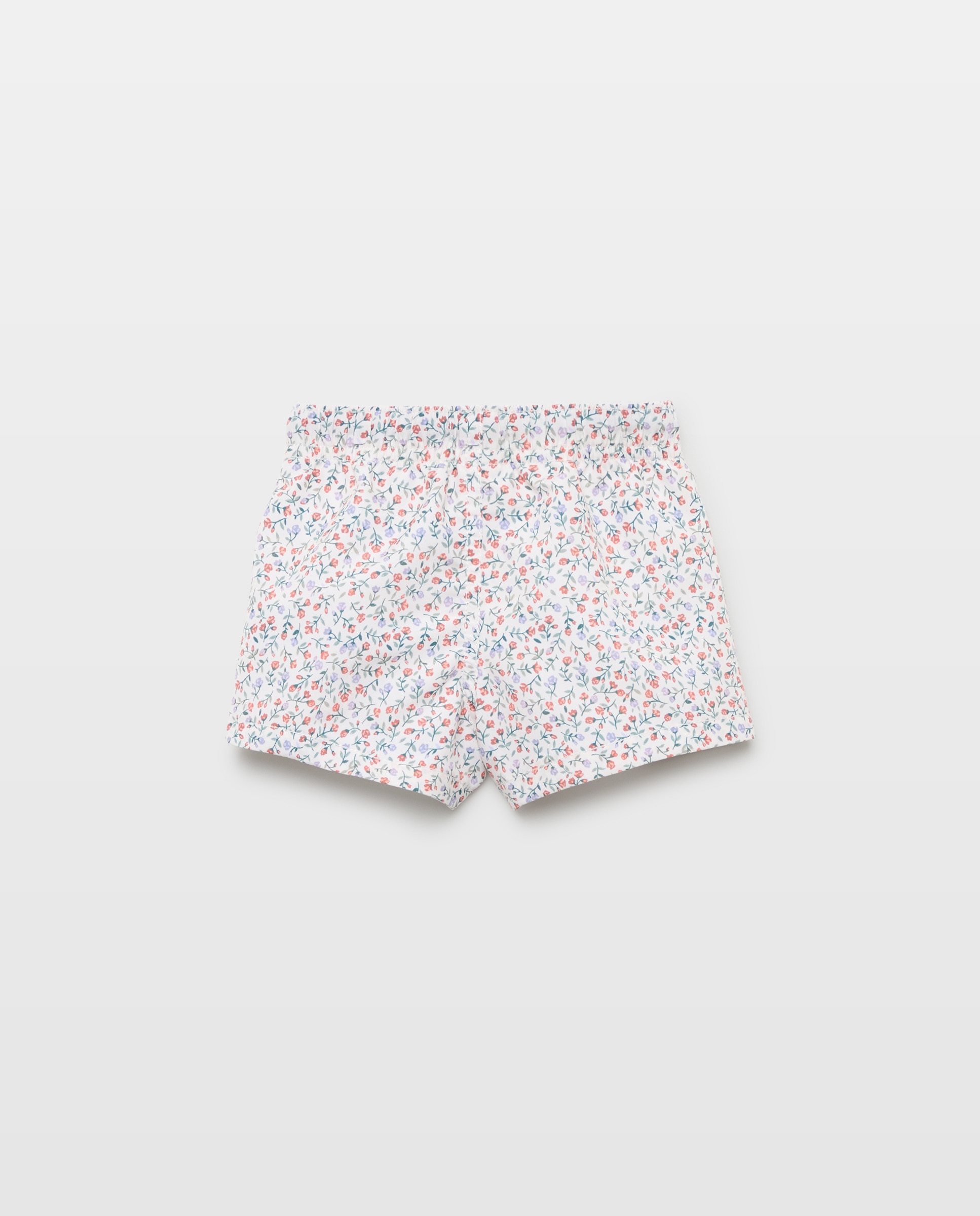 Bañador bermuda de bebé miniflor Beige-2