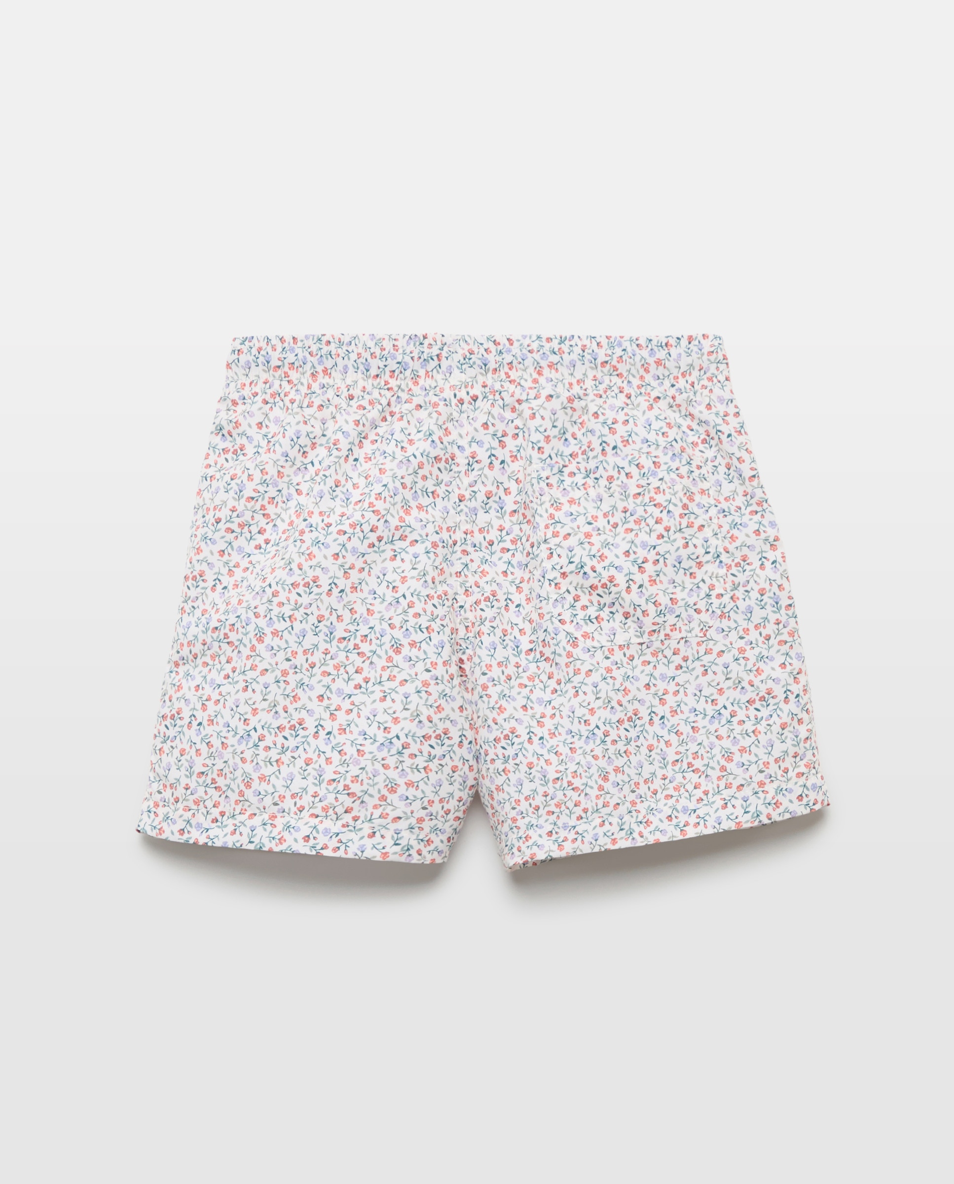 Bañador bermuda de niño miniflor Beige-2